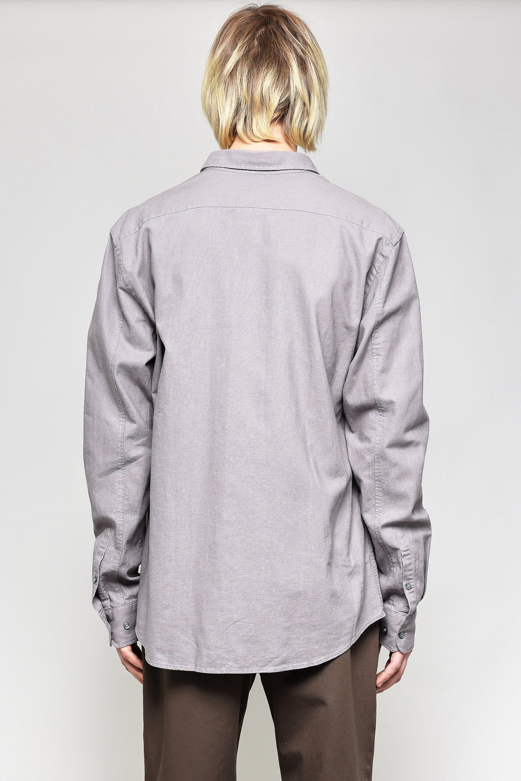 Japanese Washed Canvas in Grey 03