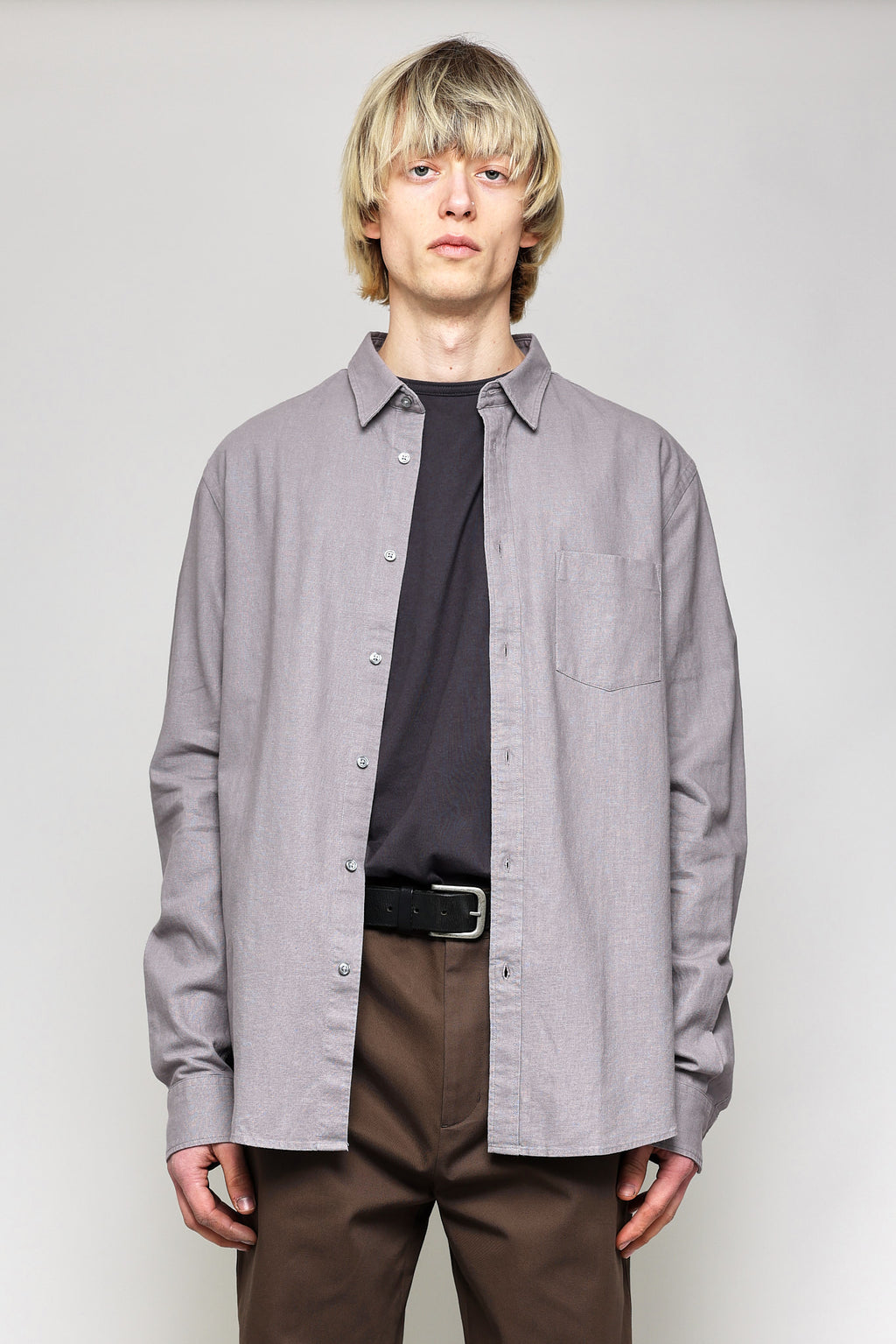 Japanese Washed Canvas in Grey 02