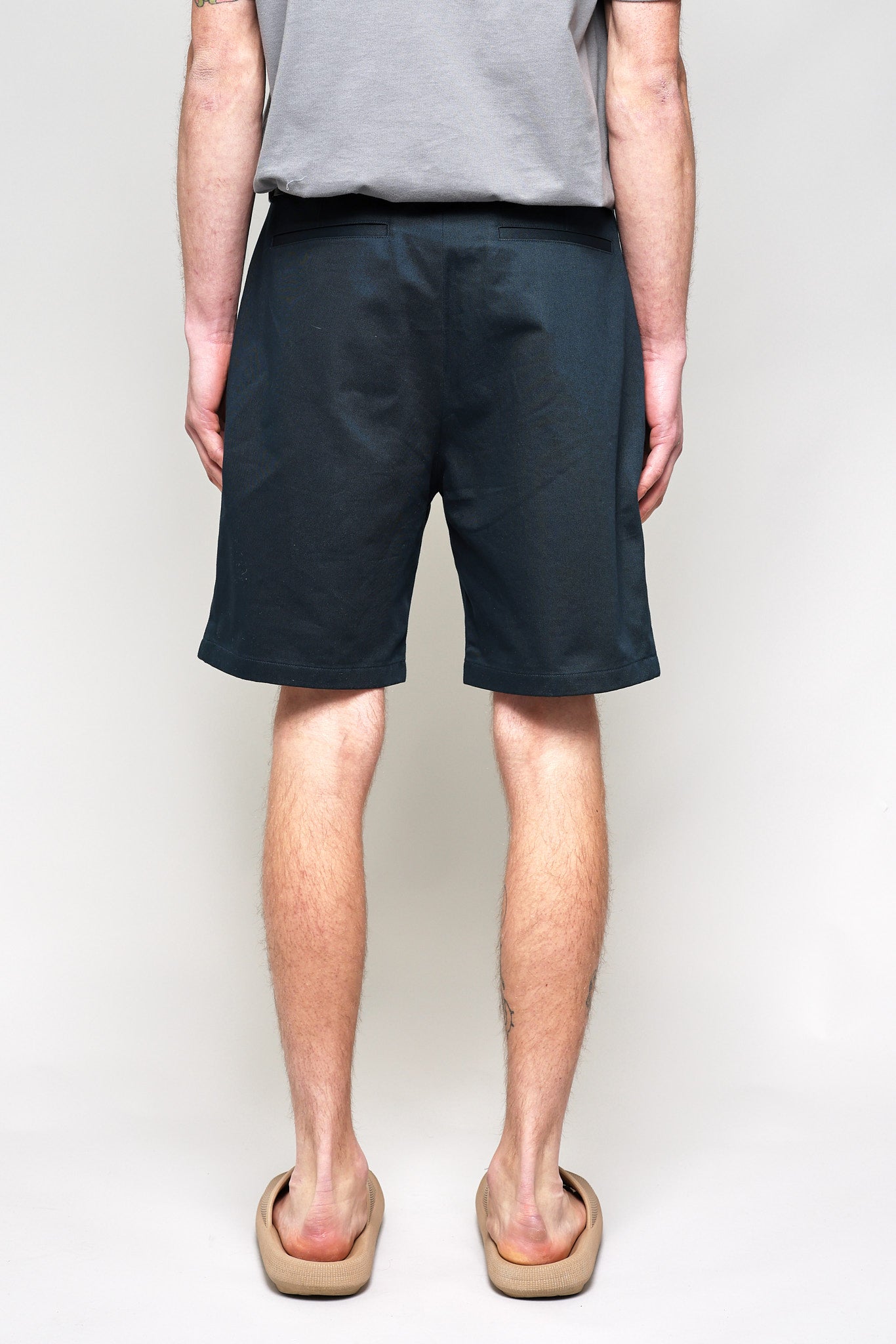 Japanese Chino Shorts 20s Chino Cloth in Navy 04