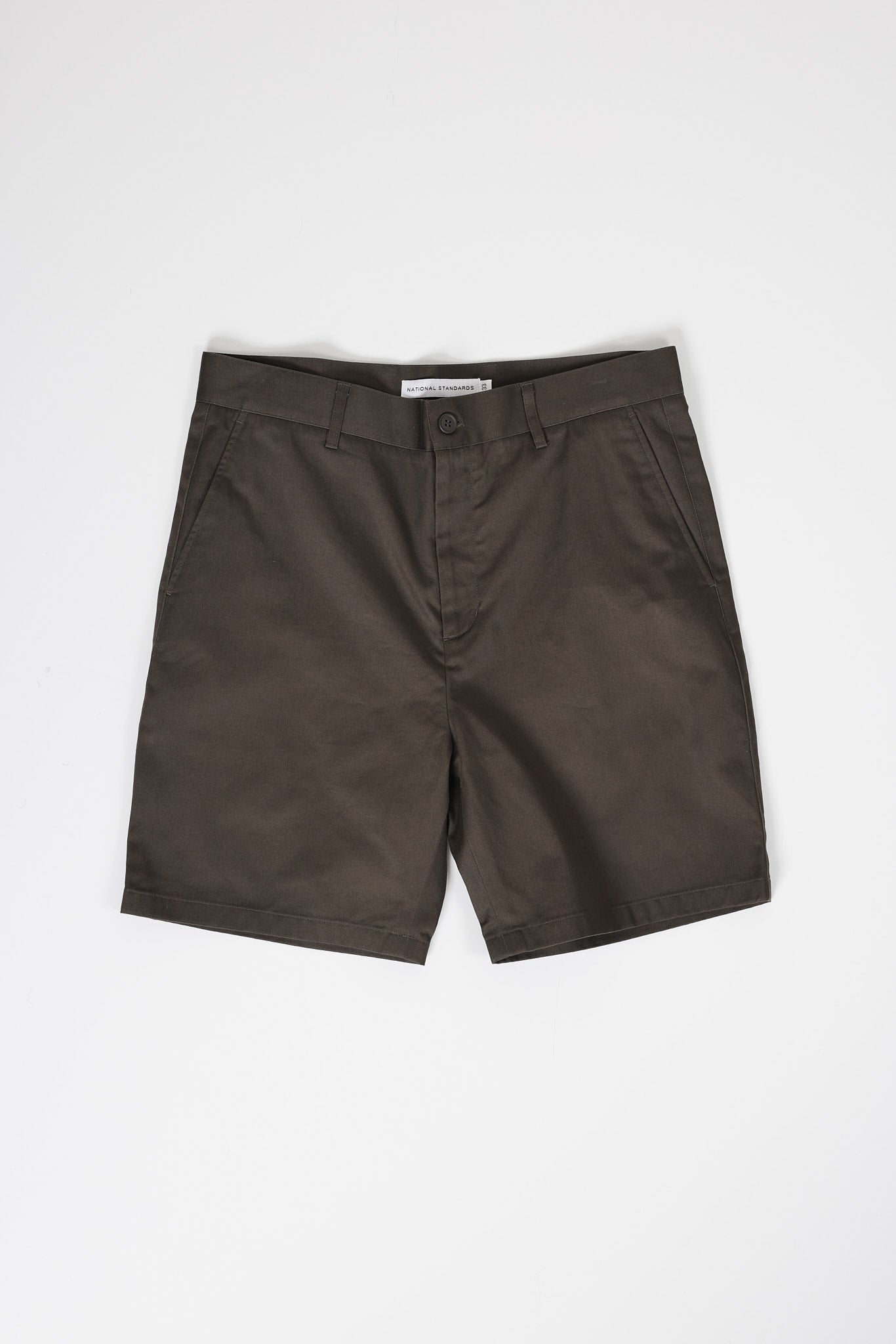 Japanese Chino Shorts High Density Twill in Charcoal 01