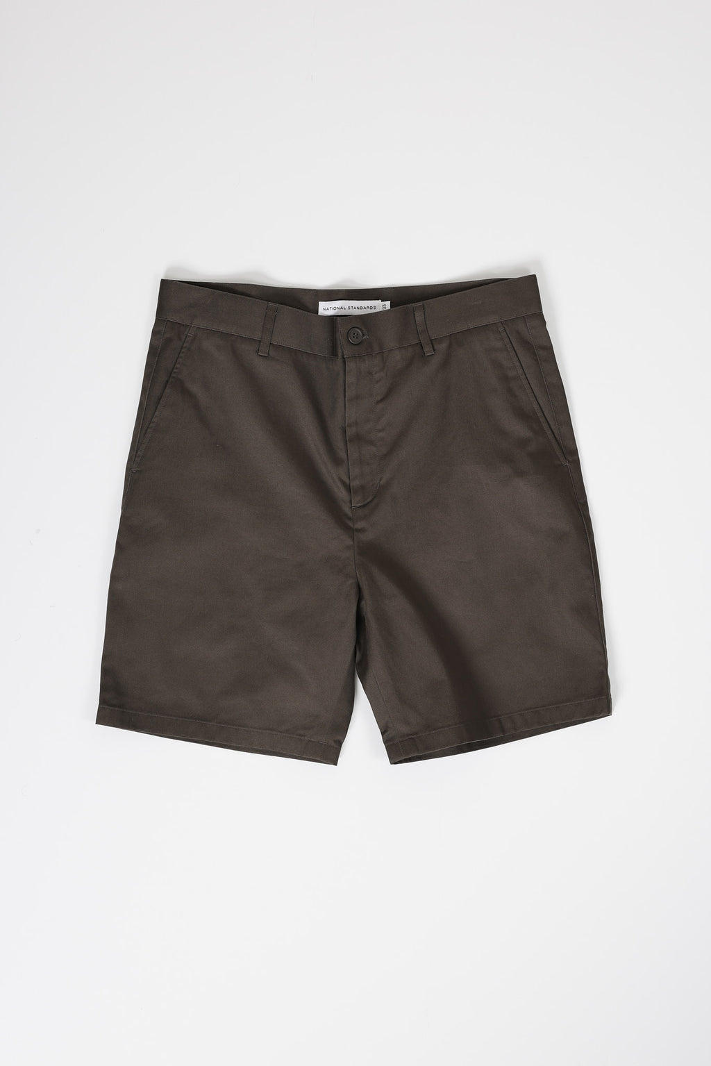 Japanese Chino Shorts High Density Twill in Charcoal 01