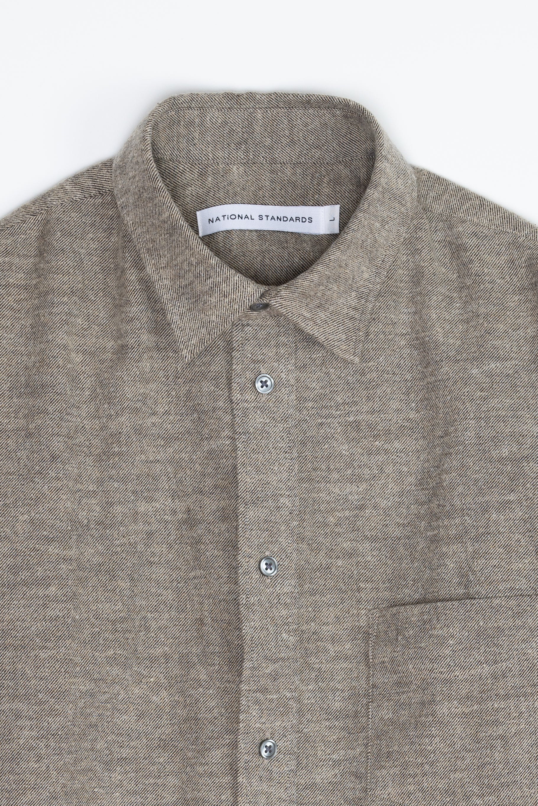 Japanese Military Twill in Melange Khaki 06