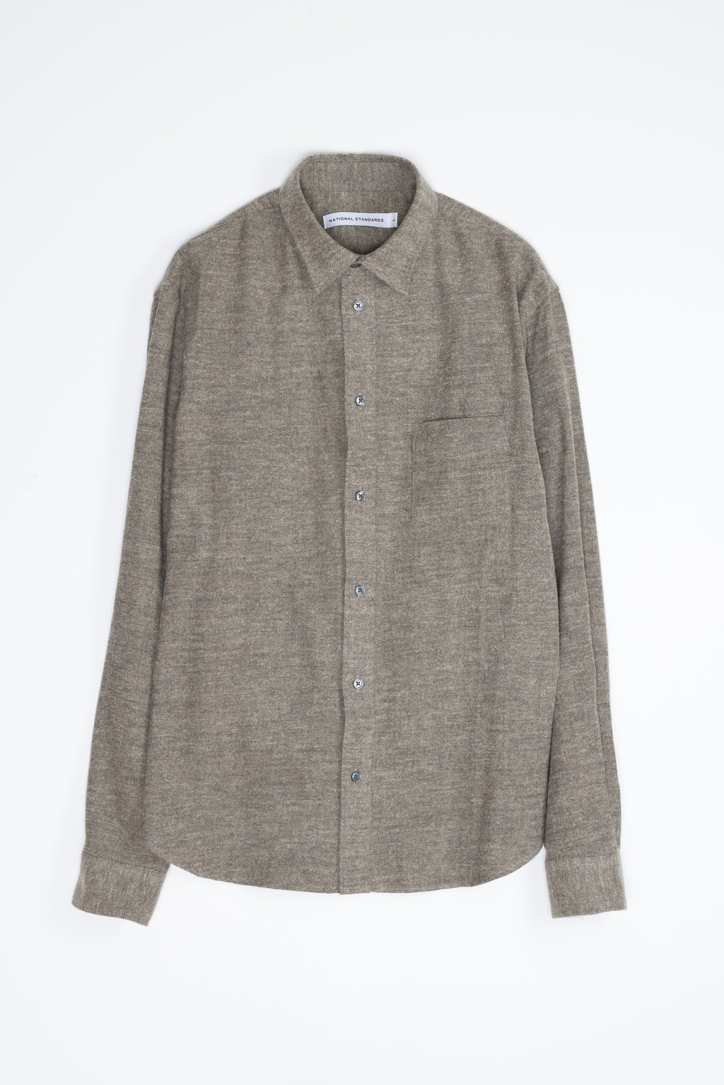 Japanese Military Twill in Melange Khaki 01