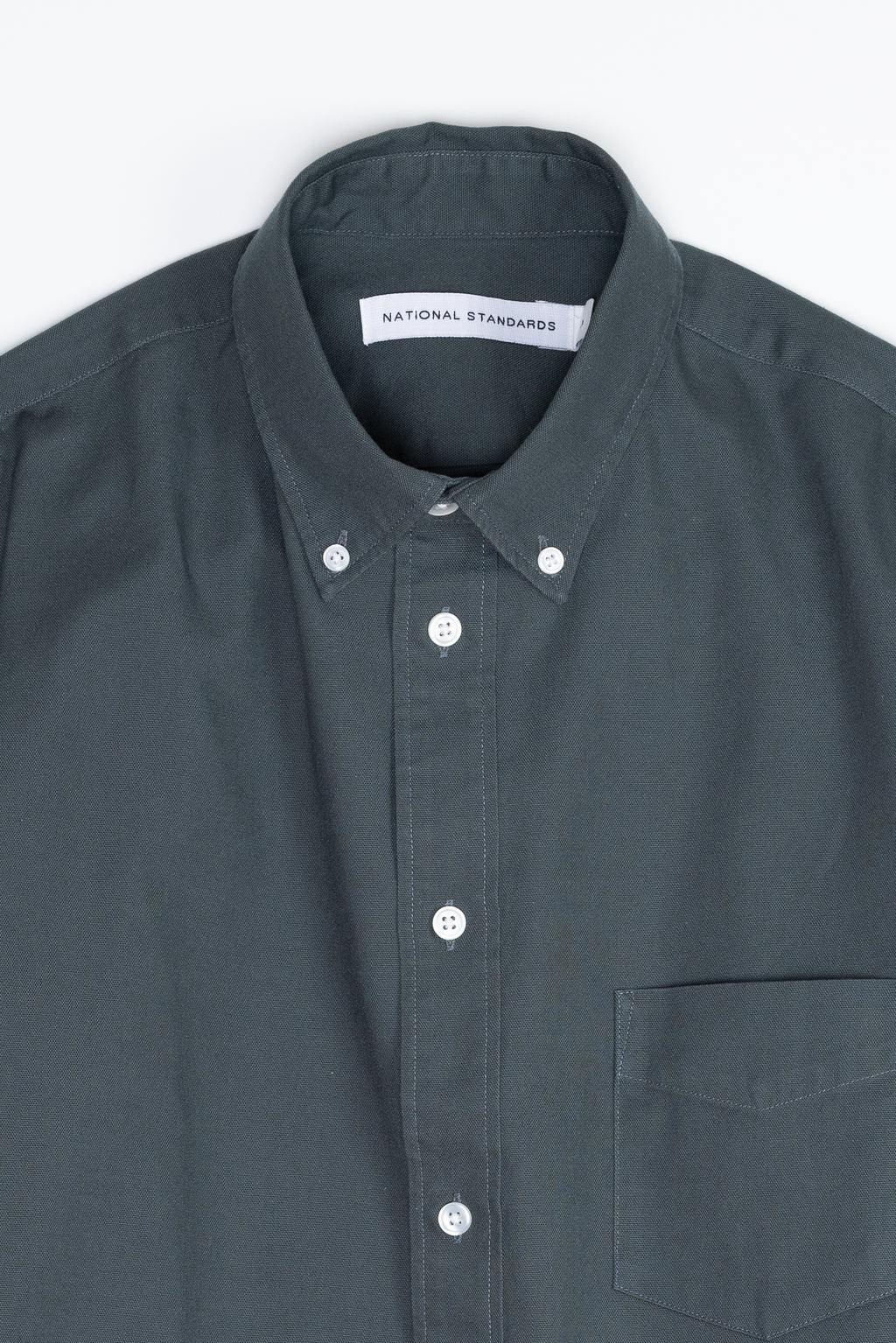 Japanese Washed Oxford in Slate 06