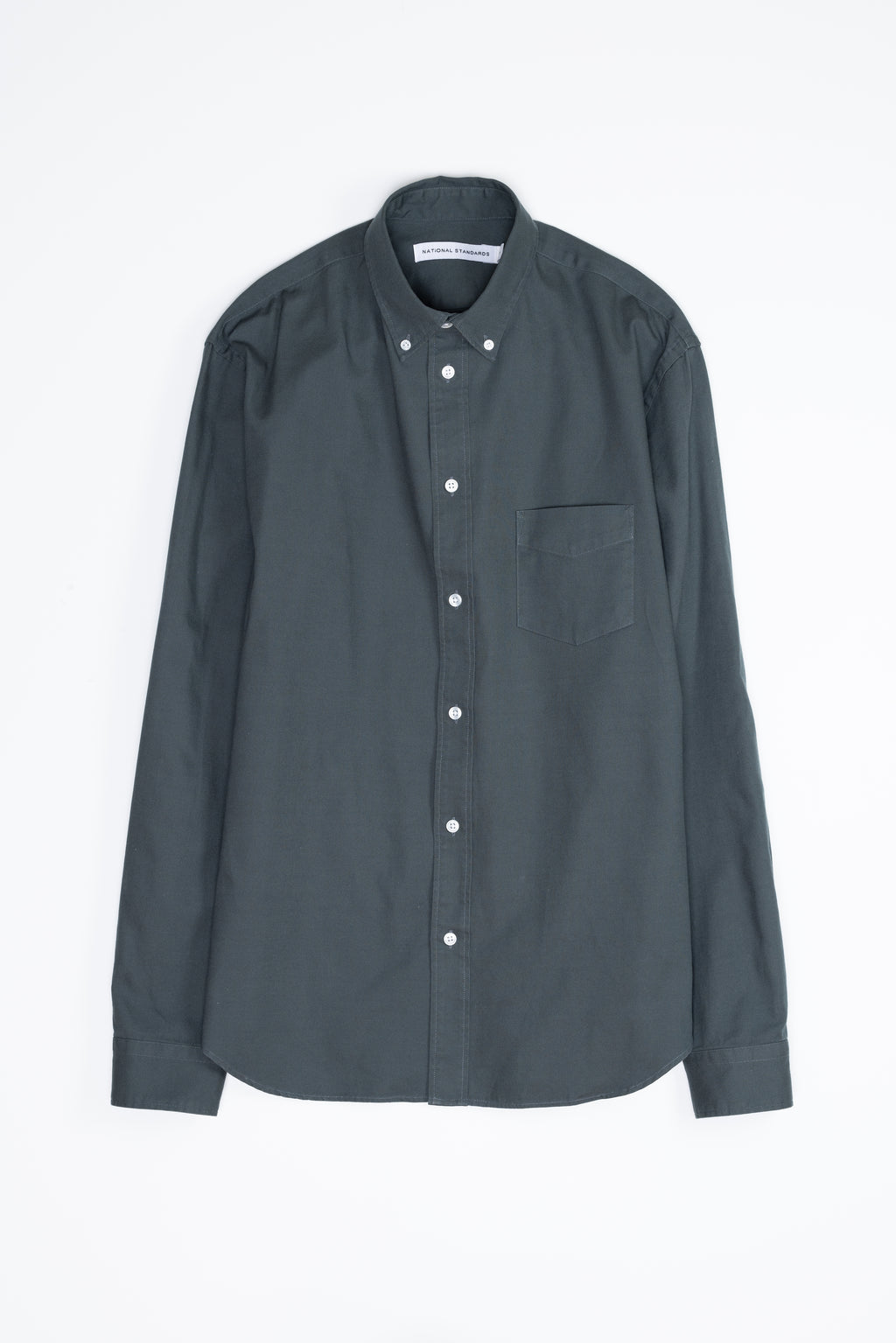Japanese Washed Oxford in Slate 01