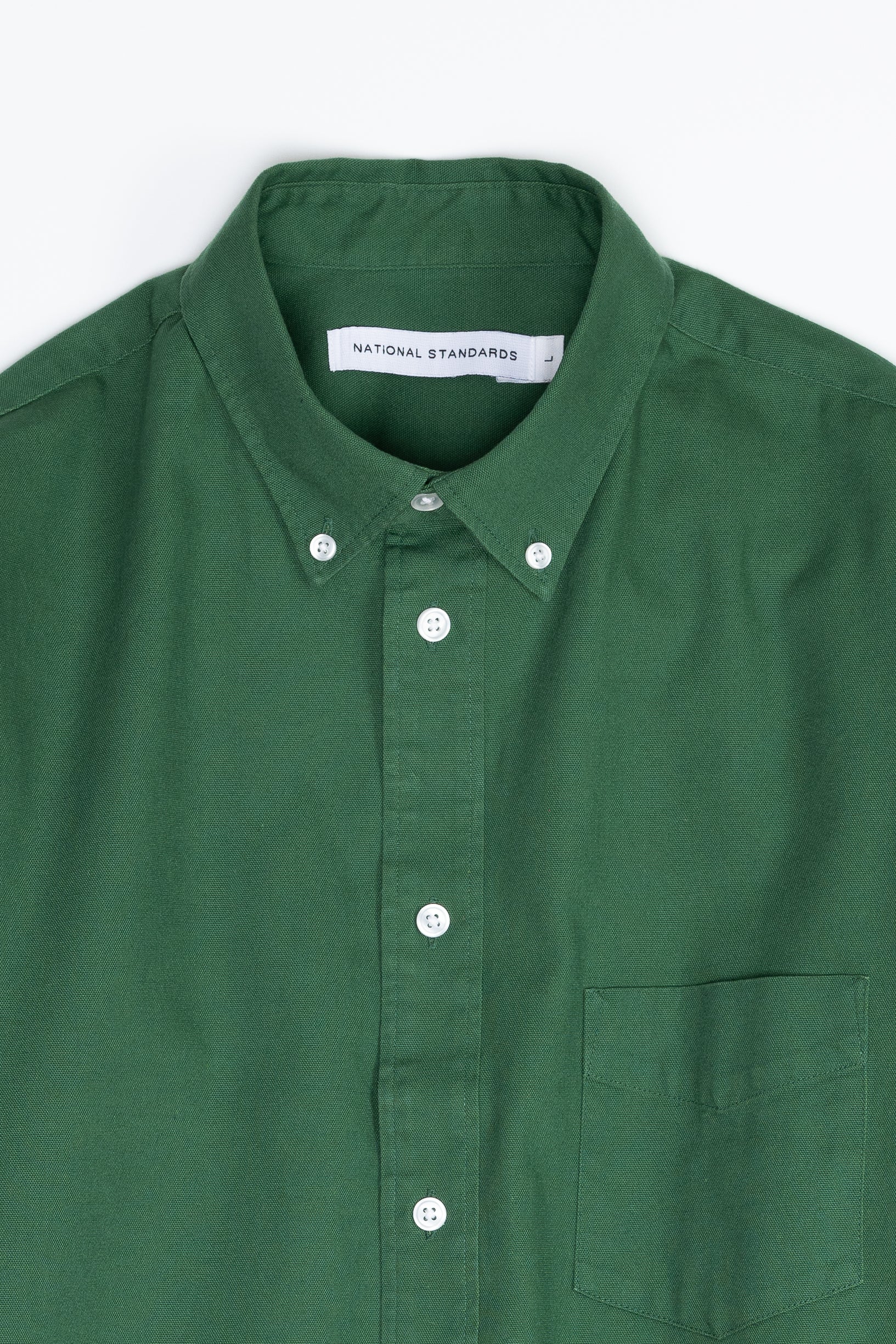 Japanese Washed Oxford in Green 06