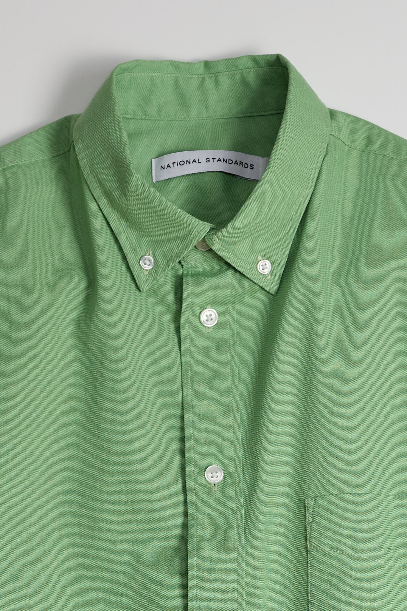 Japanese Washed Oxford in Green 03