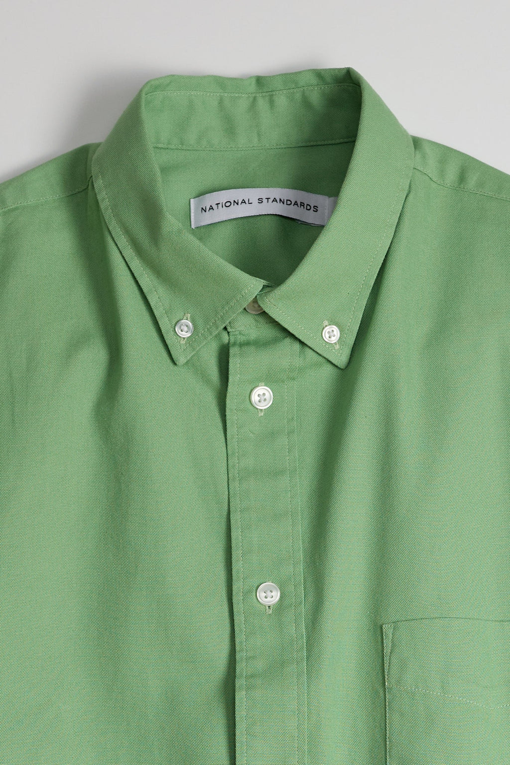 Japanese Washed Oxford in Green 03