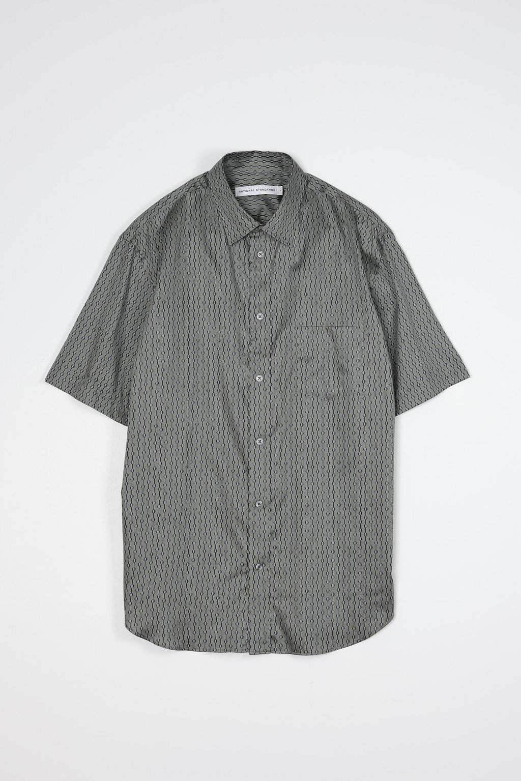 Japanese Dotted Stripe Print in Green 01