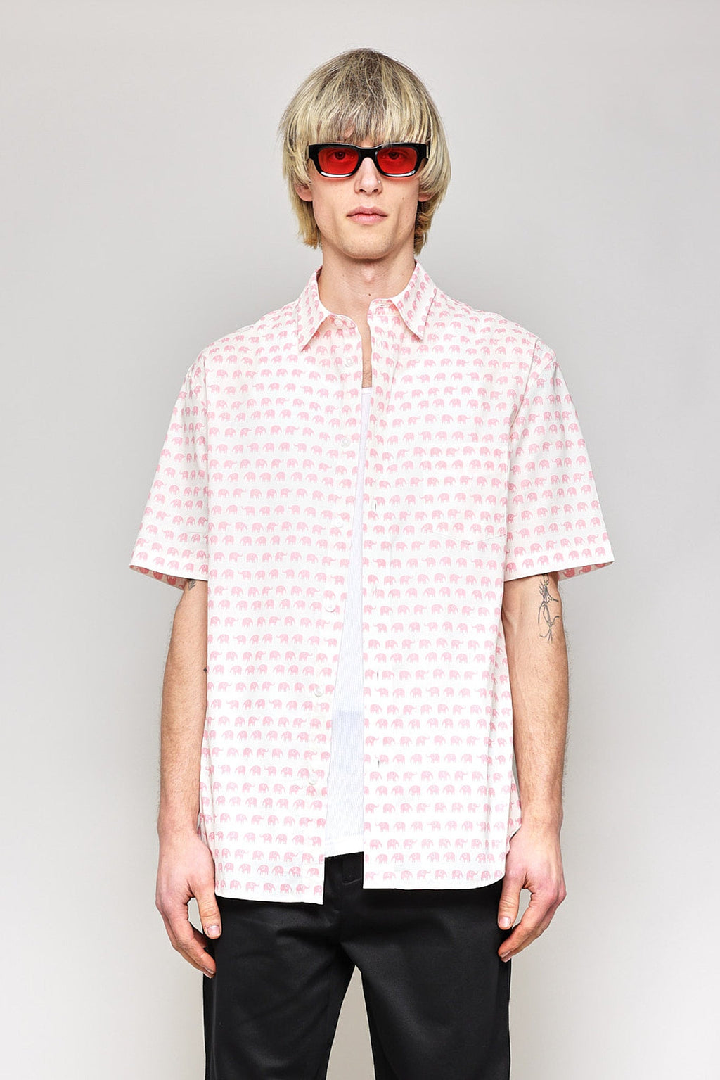 Japanese Pink Elephant Print in Pink 01