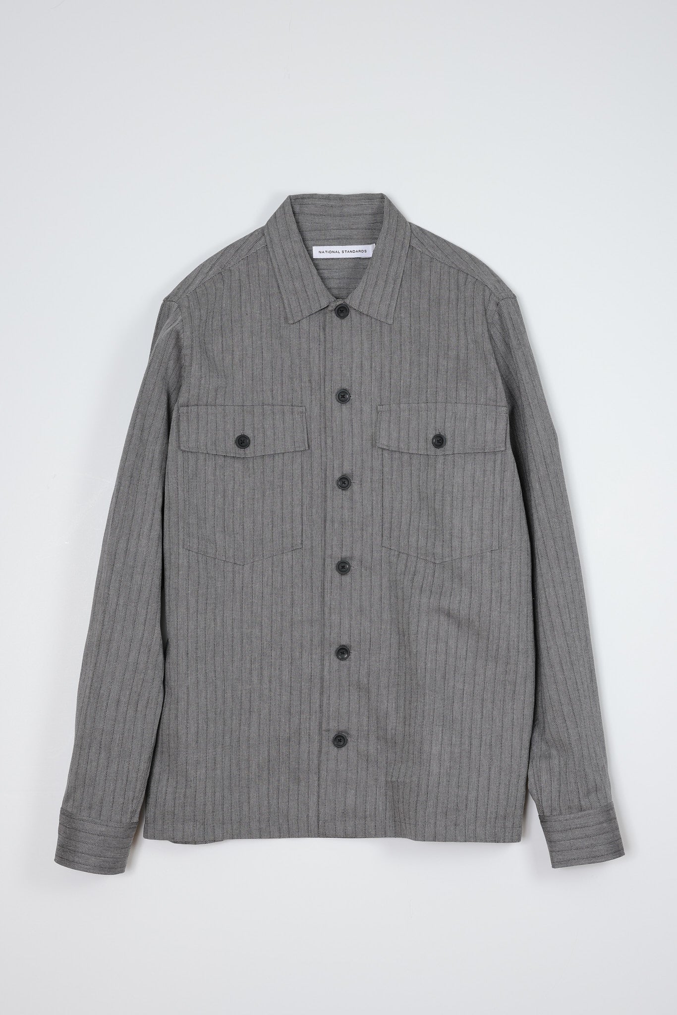 Japanese Shadow Stripe in Grey 01