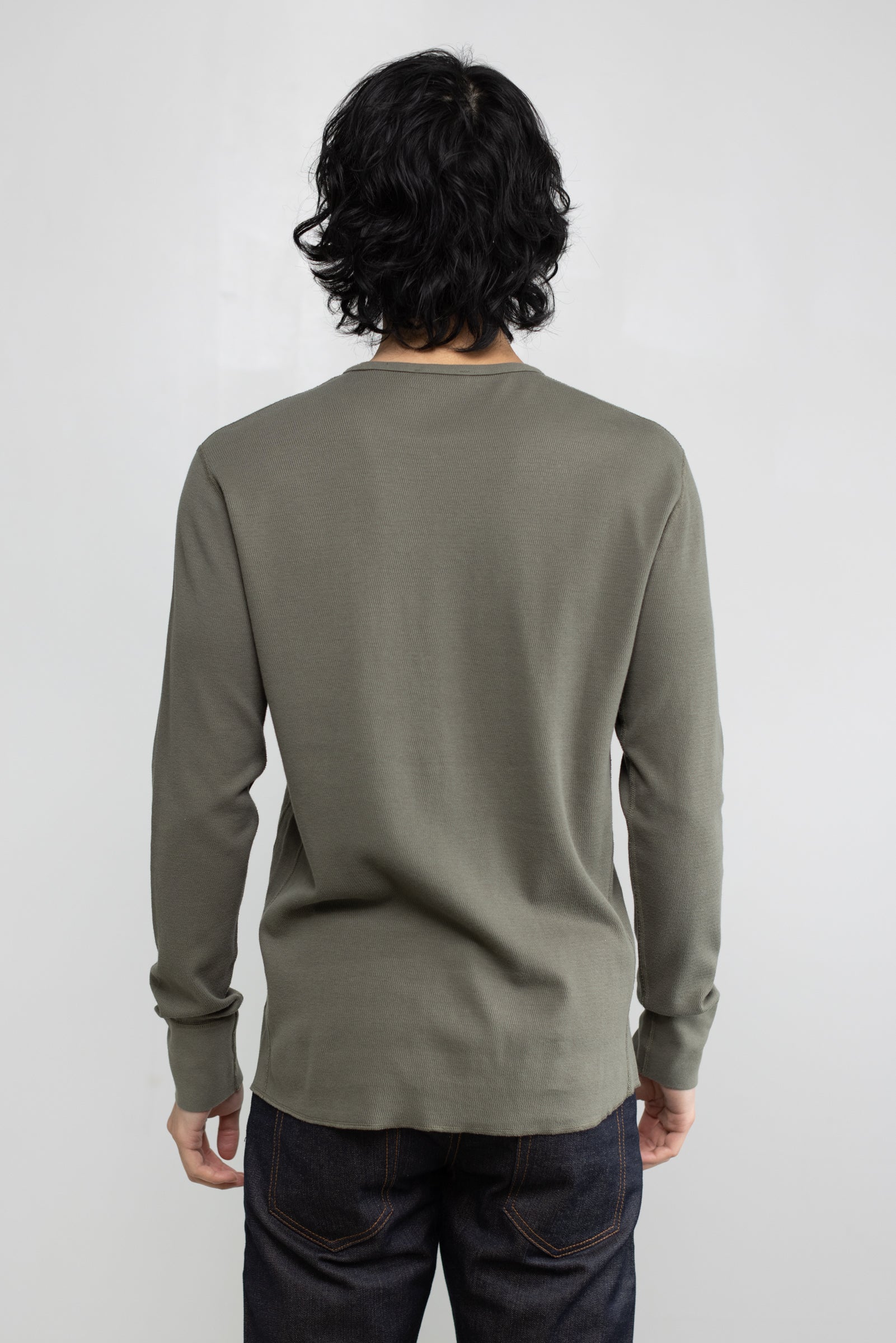 Mesh Thermal L/S Crew in Army Green 03