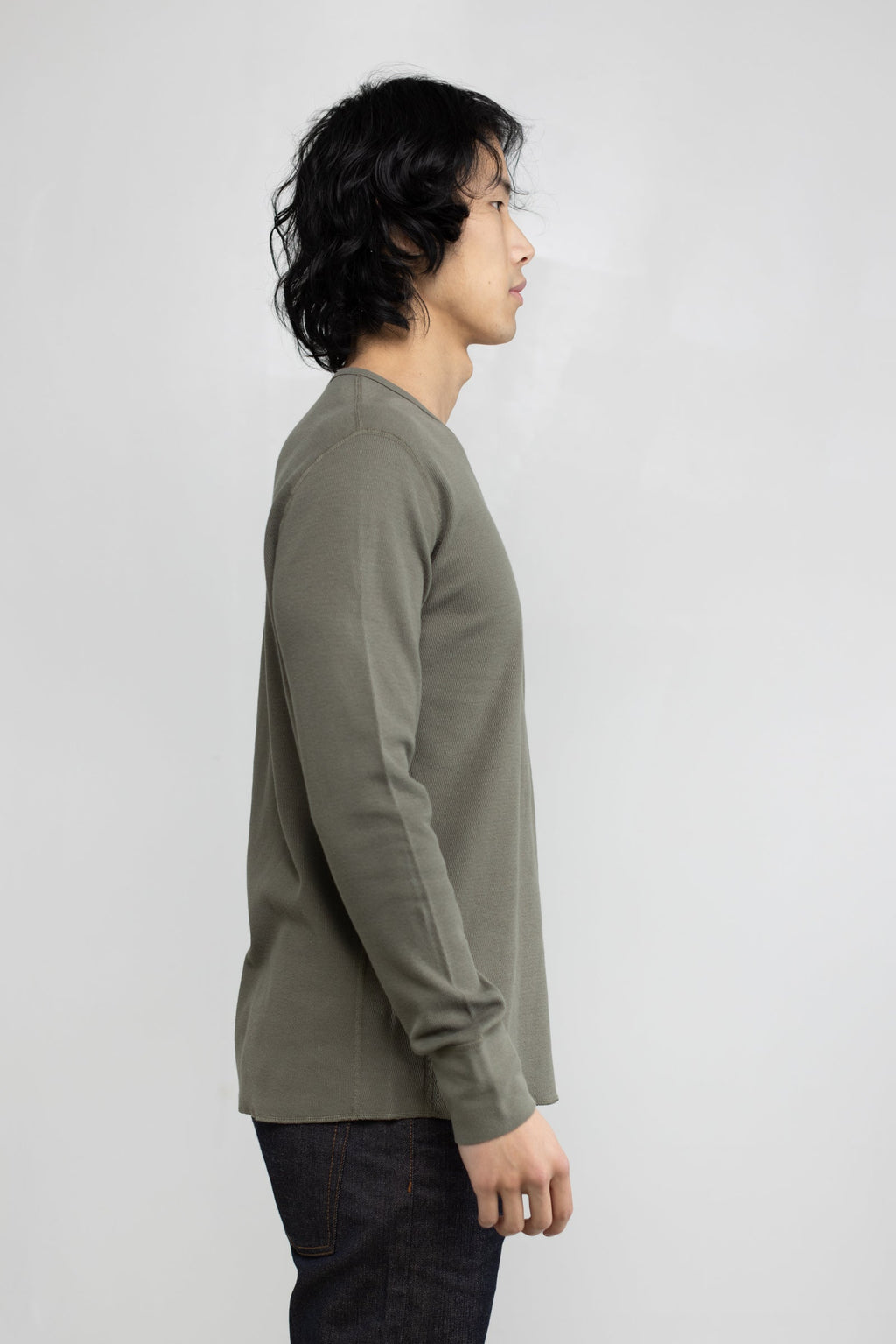 Mesh Thermal L/S Crew in Army Green 04
