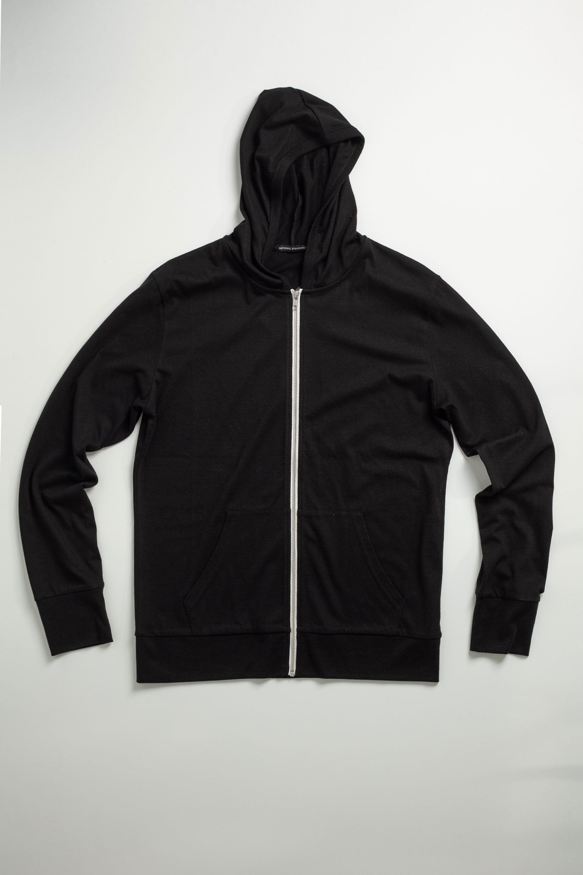 Tri-blend Zip Hoodie in Black 08