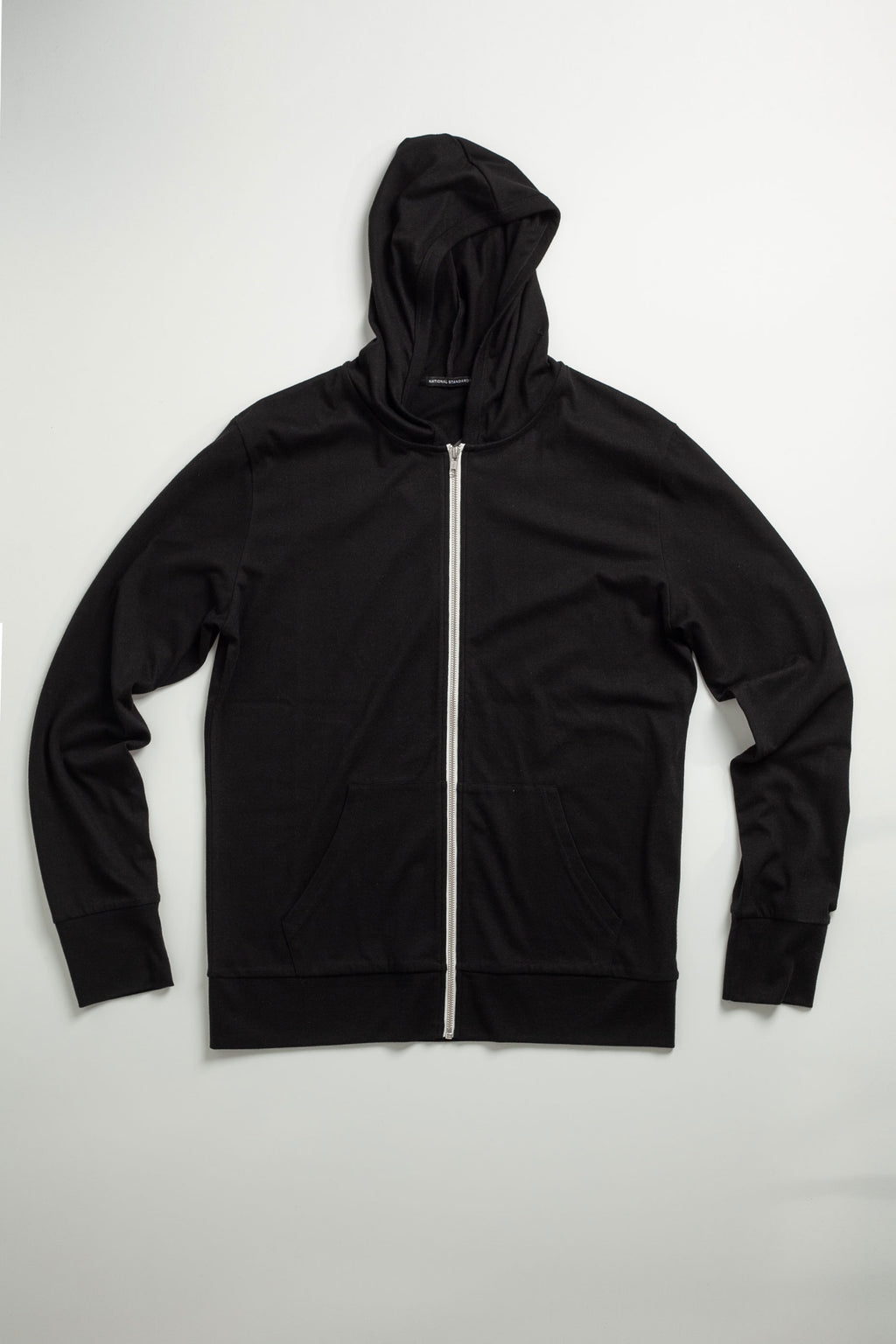 Tri-blend Zip Hoodie in Black 08