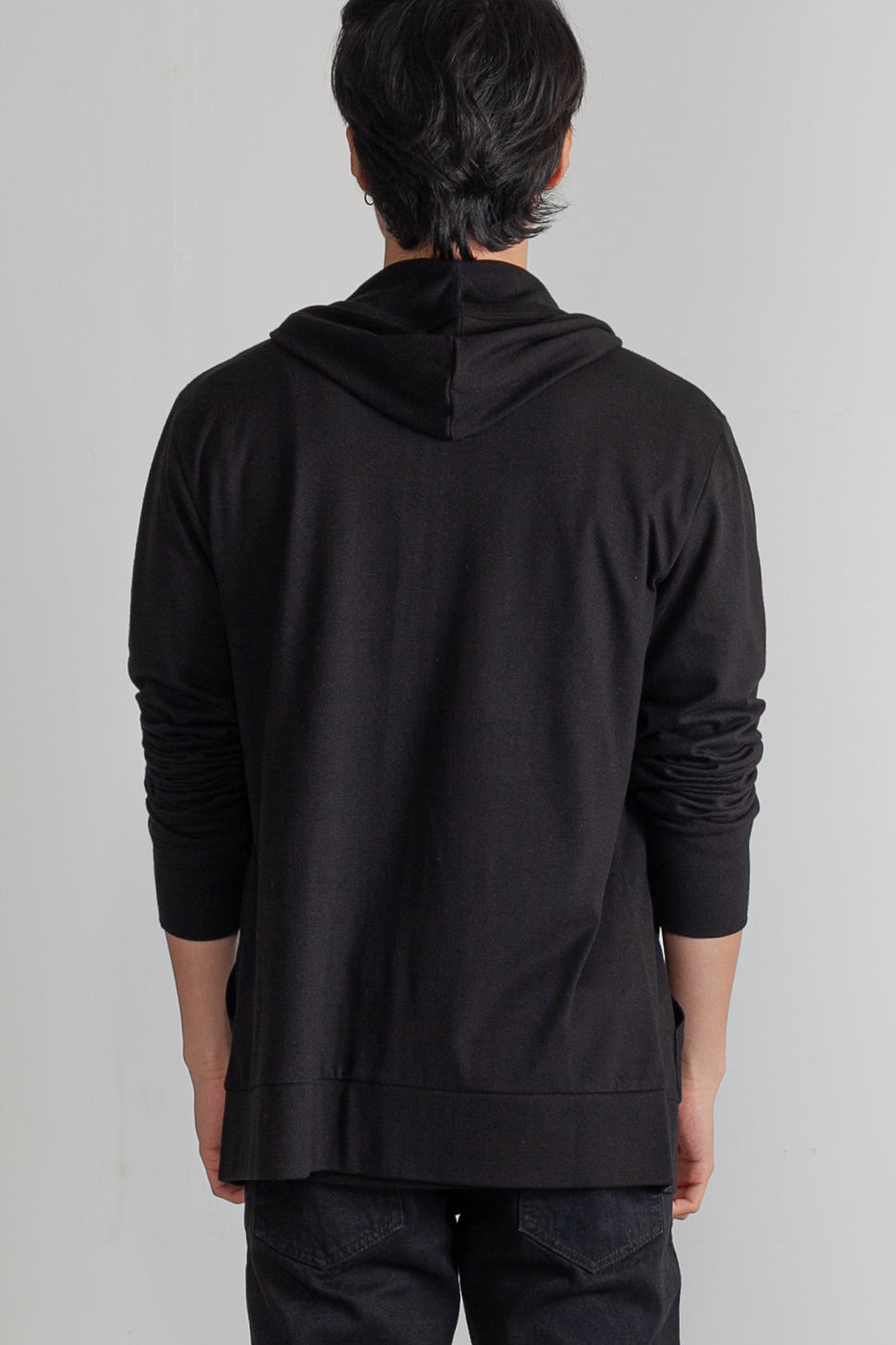 Tri-blend Zip Hoodie in Black 05