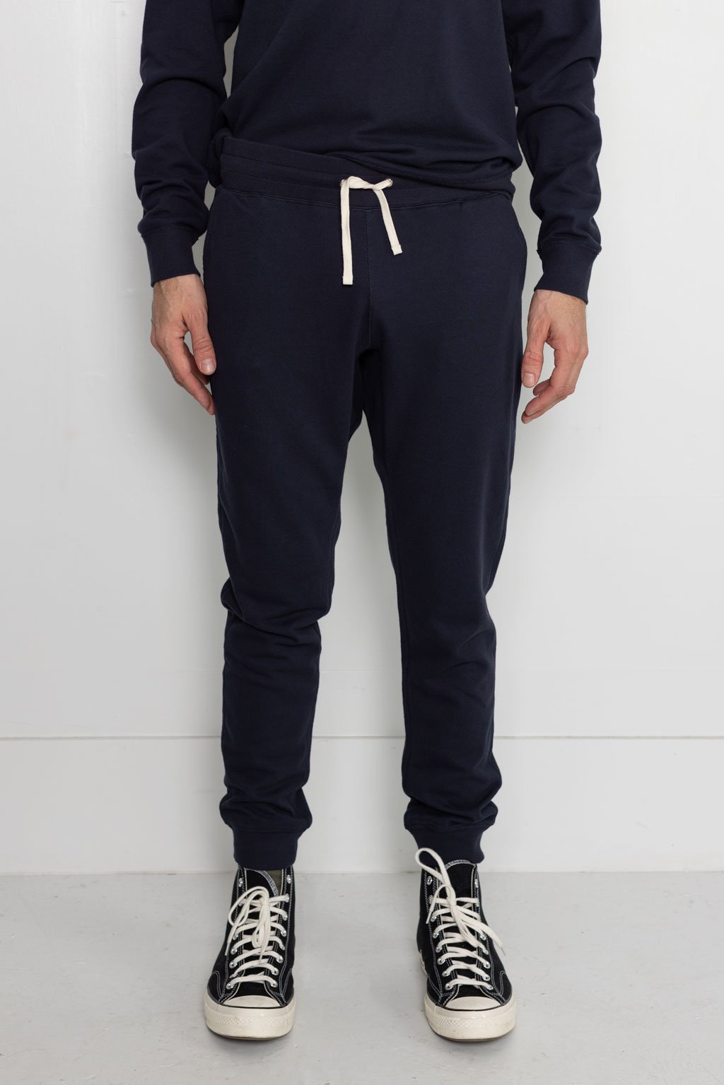 NS2167-2 250g French Terry Sweatpants in Navy 02