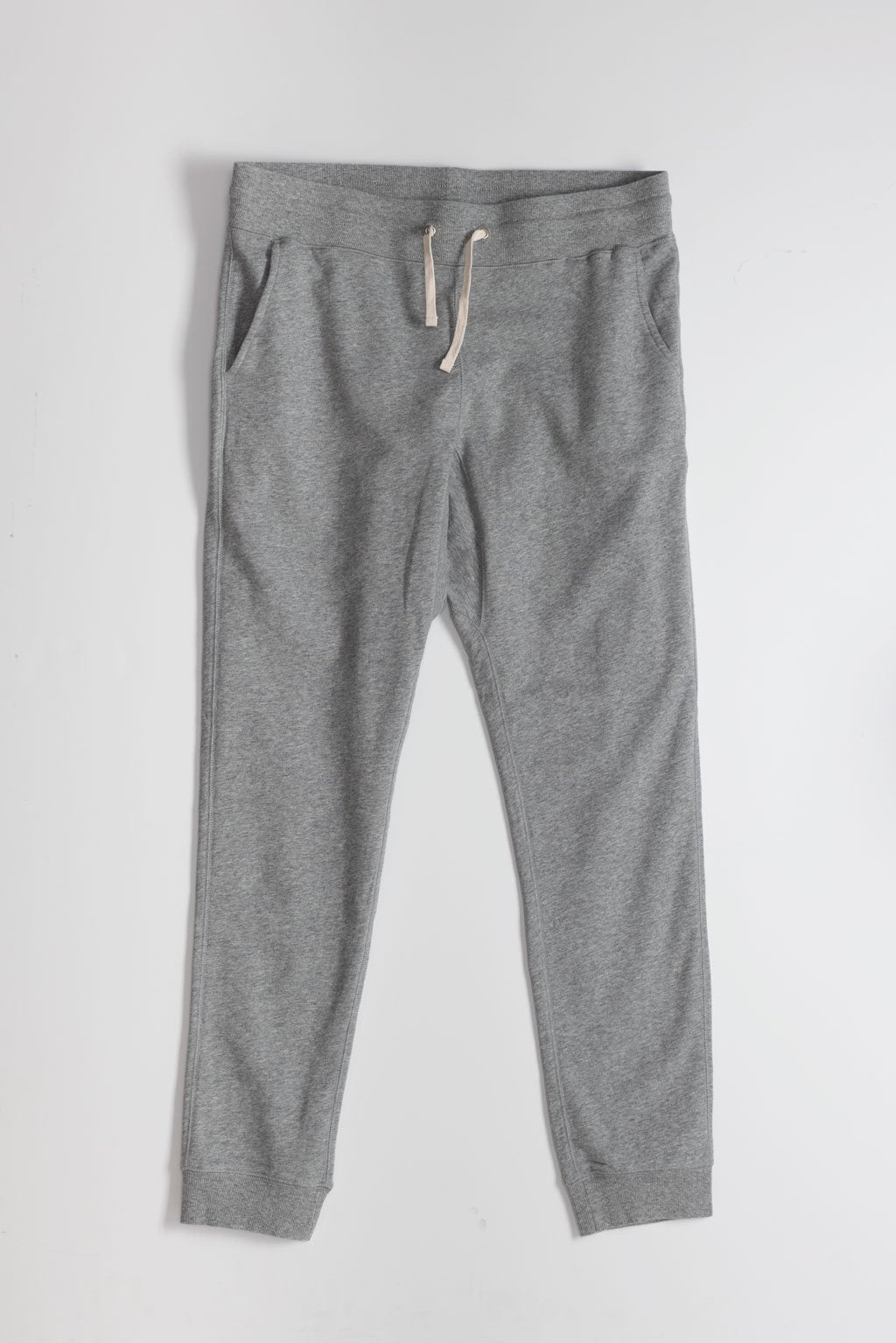 NS2167-3 250g French Terry Sweatpants in Melange Grey 01