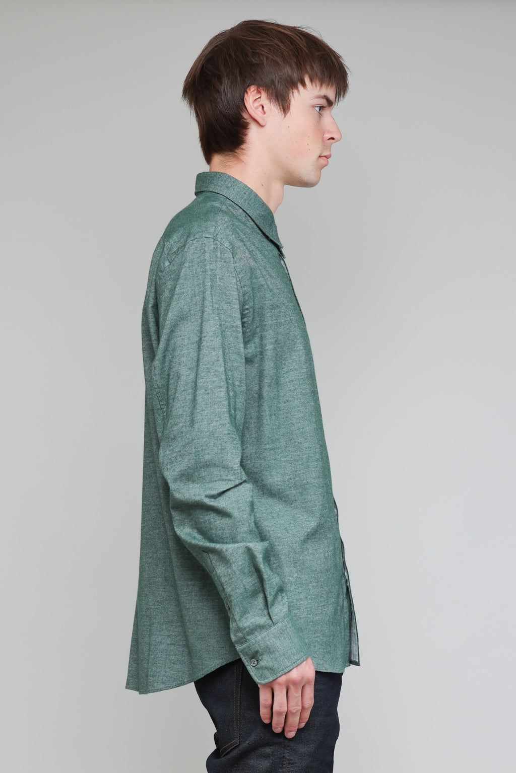 Japanese Brushed Twill in Green 04