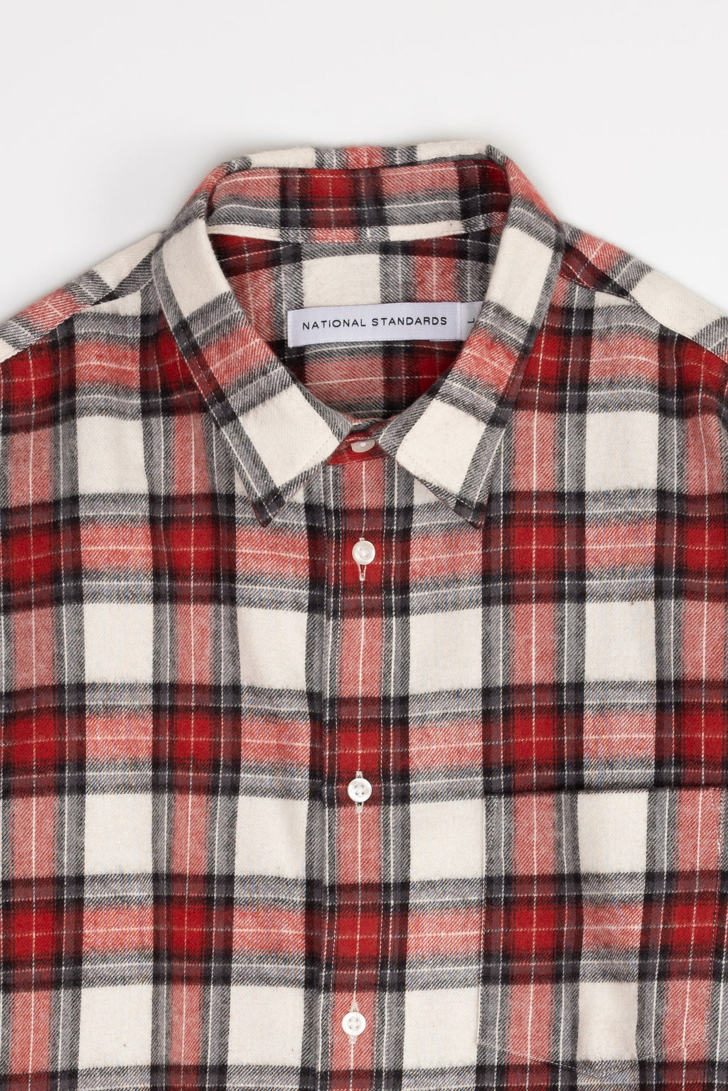 Japanese Shaggy Tartan in Red and Grey 05