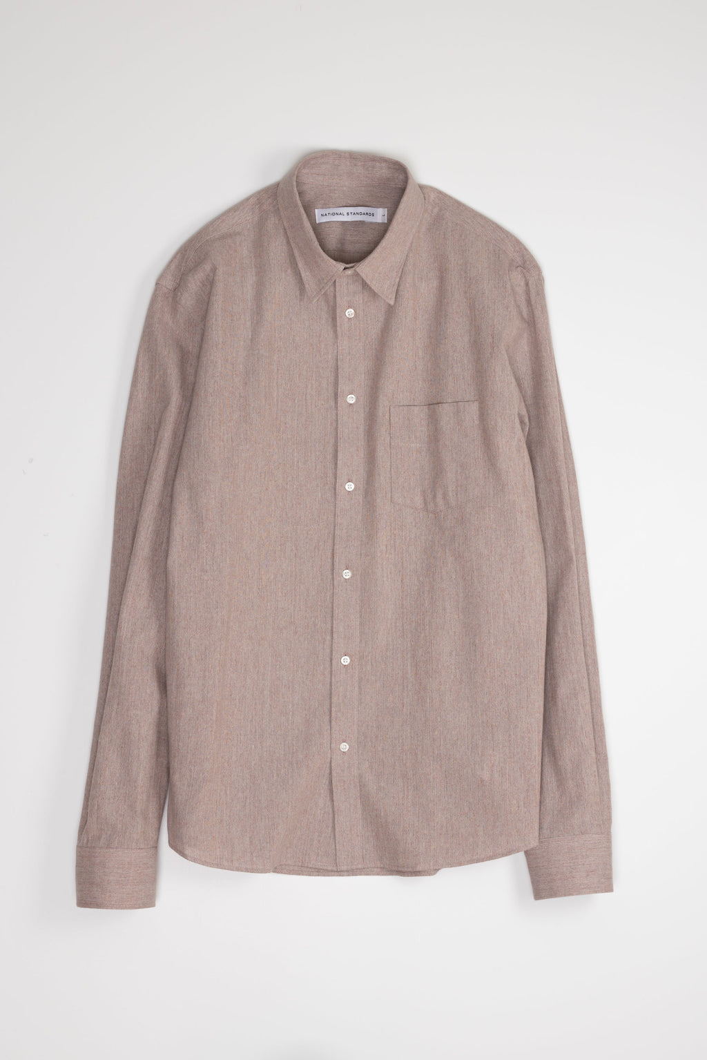Japanese Yarn Dyed Brushed Poplin in Pink 01