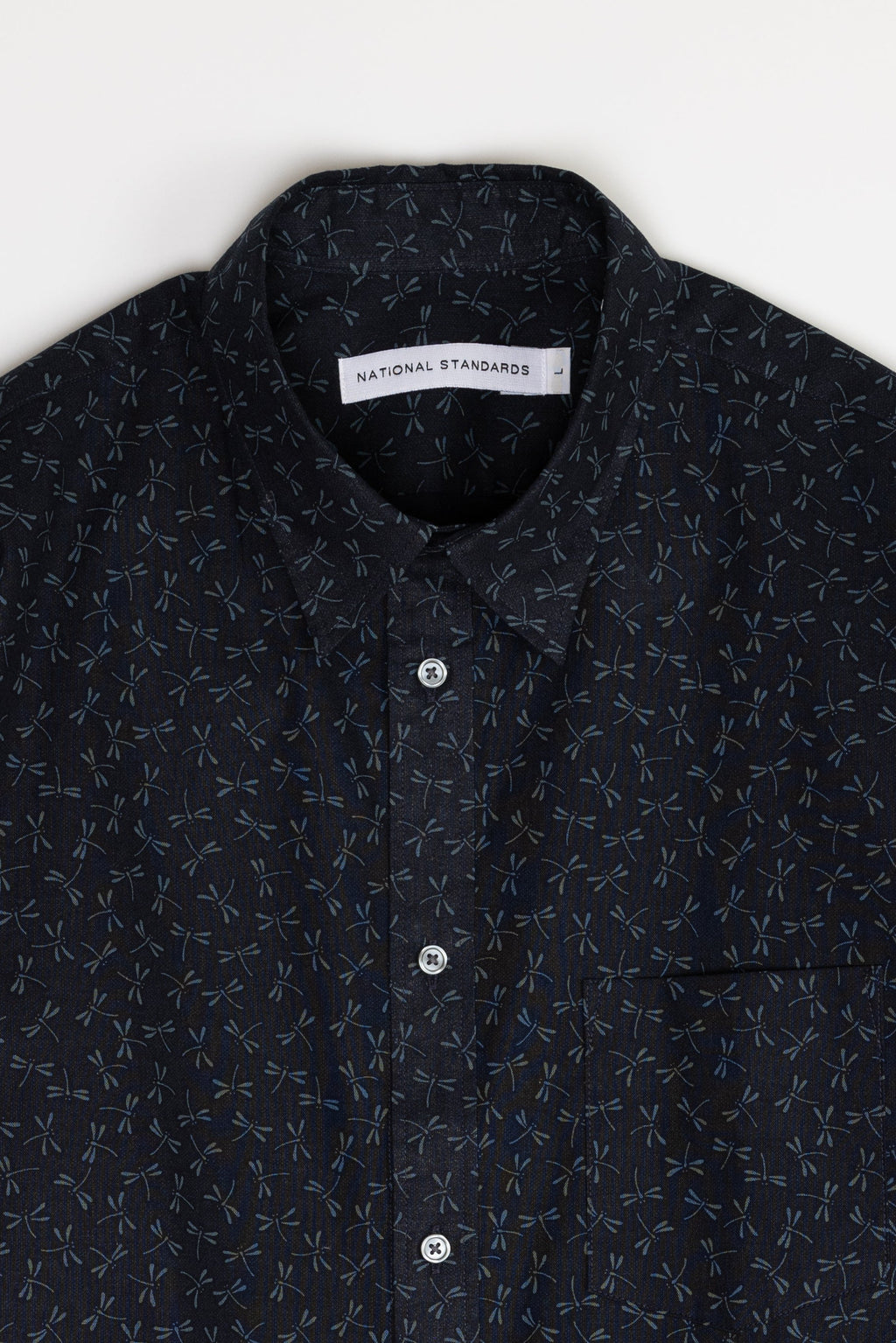 Japanese Firefly Print in Navy 05