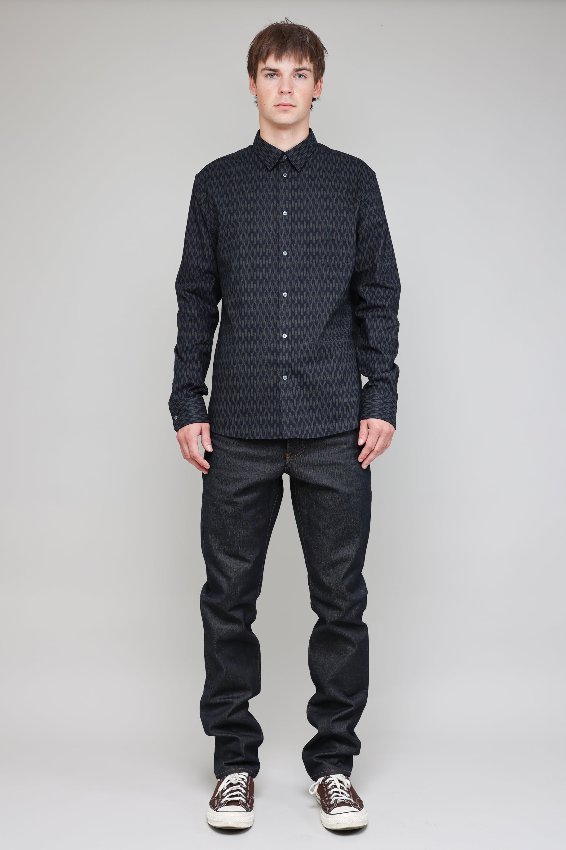 Japanese Arrow Print in Navy 05