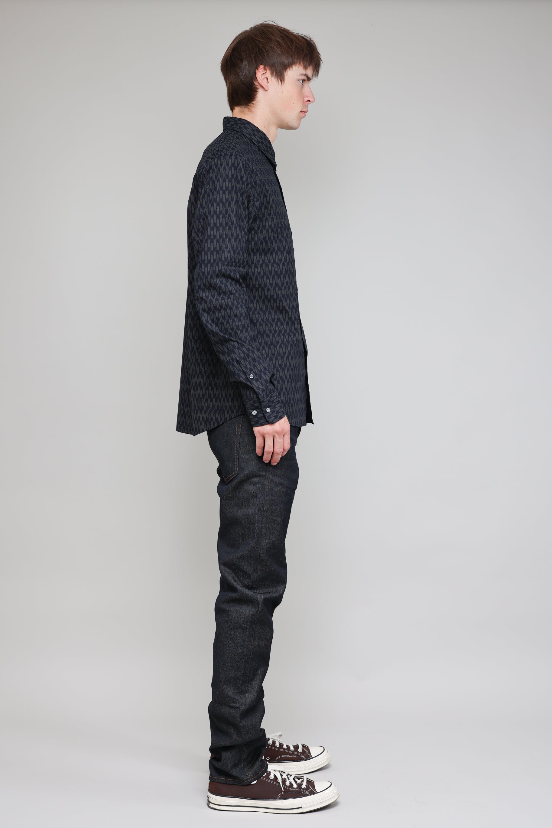 Japanese Arrow Print in Navy 04