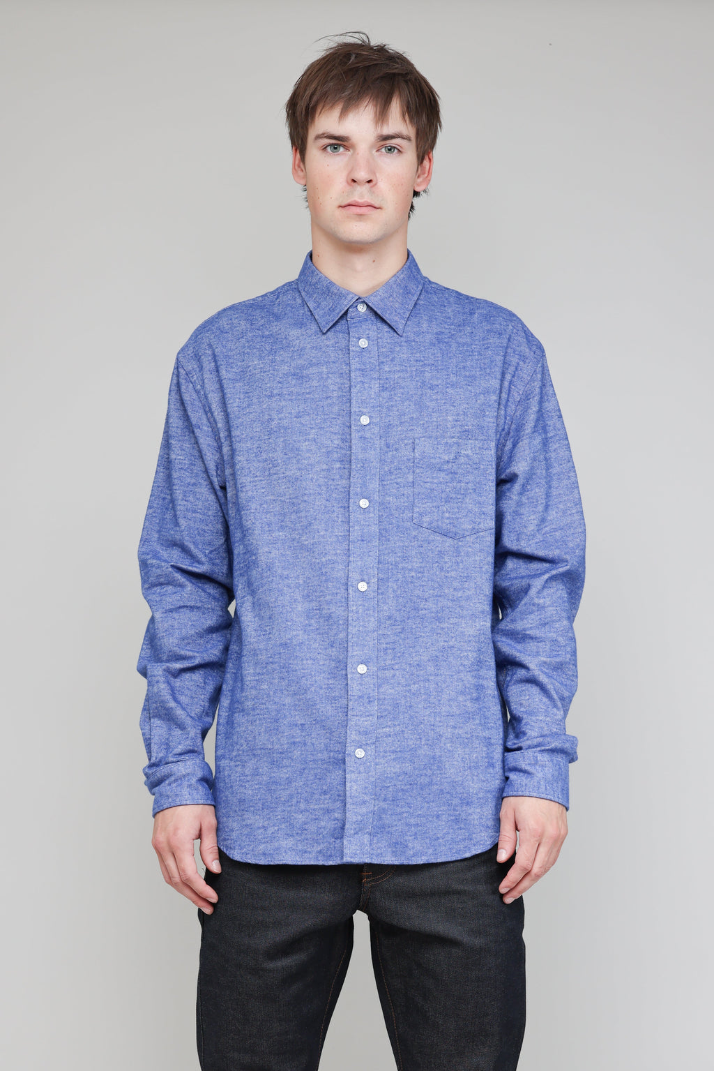 Japanese Nep Twill in Blue 01
