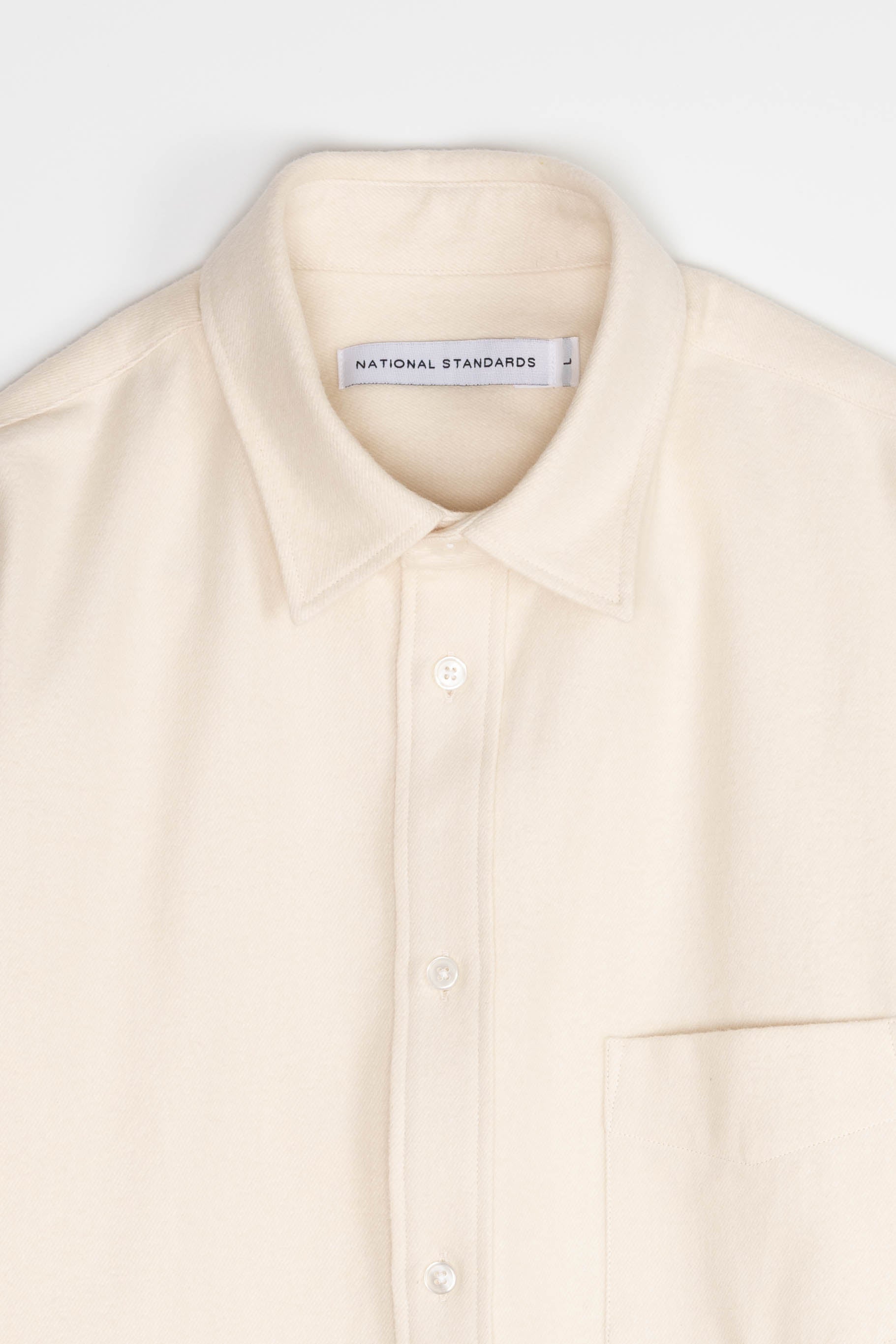 Japanese Heavy Twill Flannel in Ecru 06