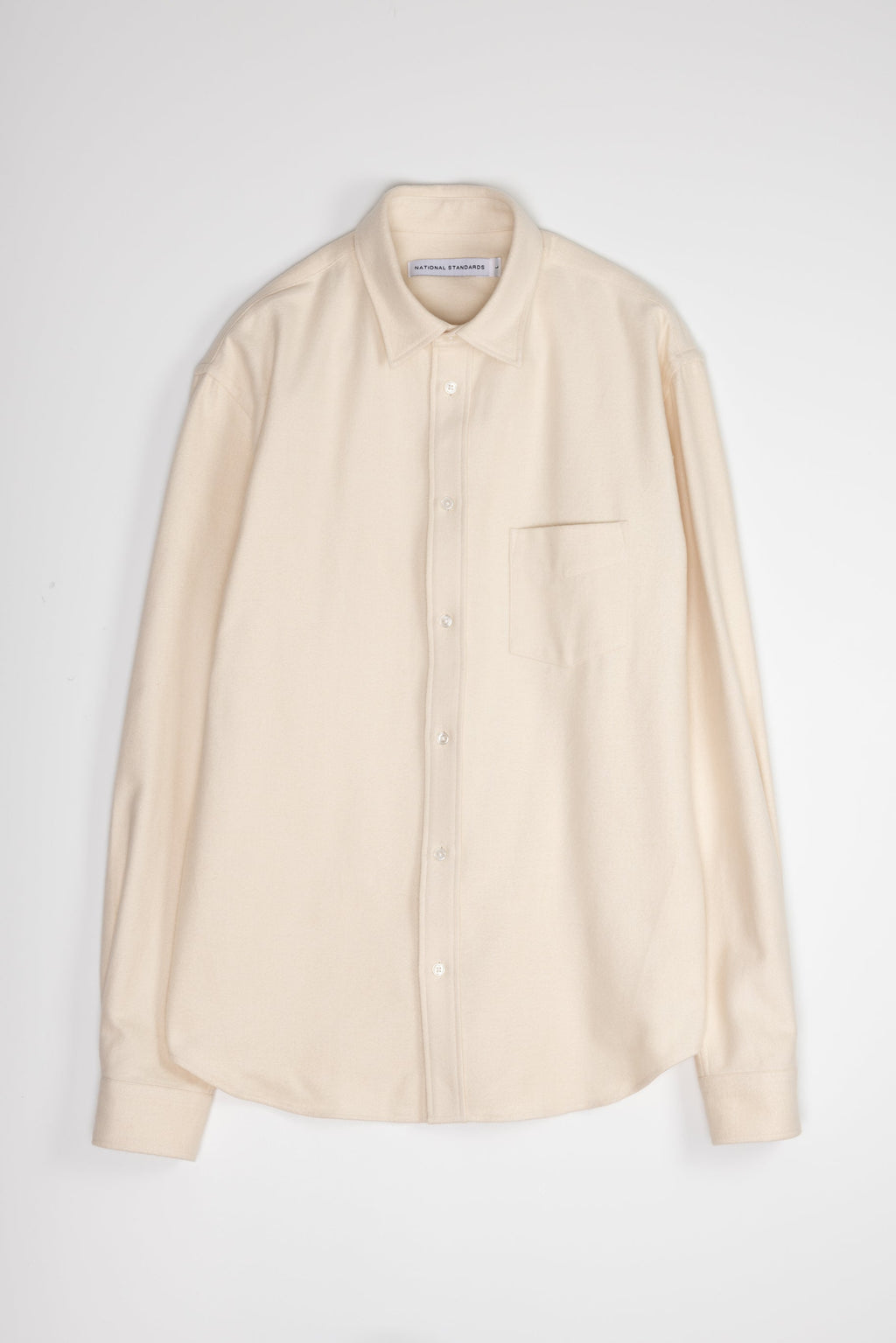 Japanese Heavy Twill Flannel in Ecru 01