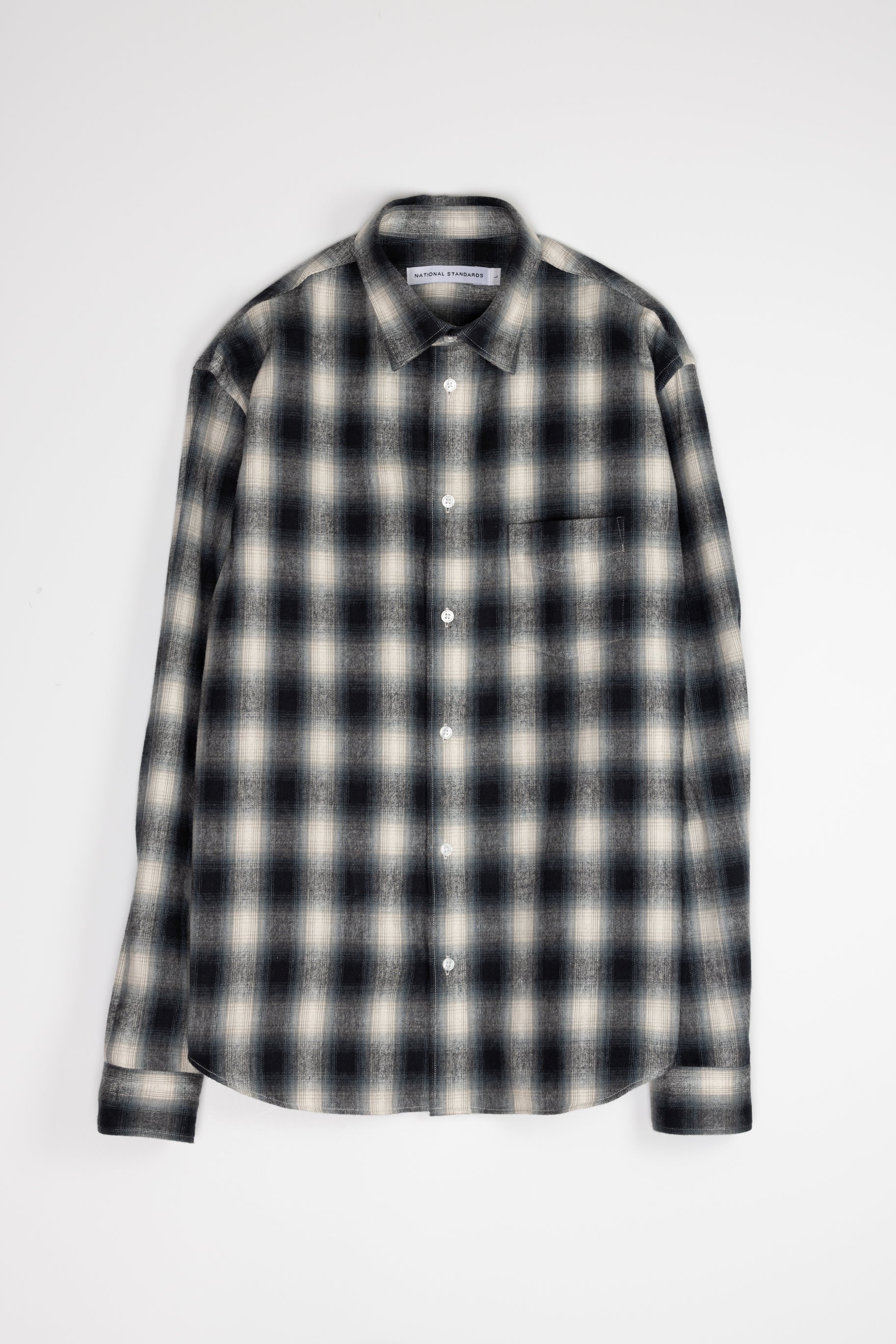 Japanese Faded Tartan in Blue and White 01