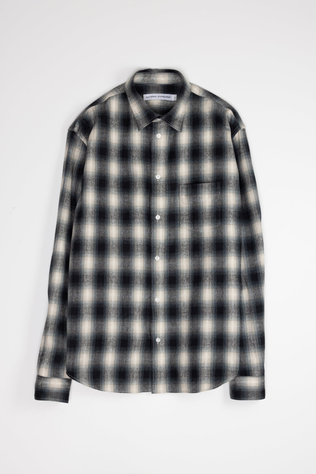 Japanese Faded Tartan in Blue and White 01