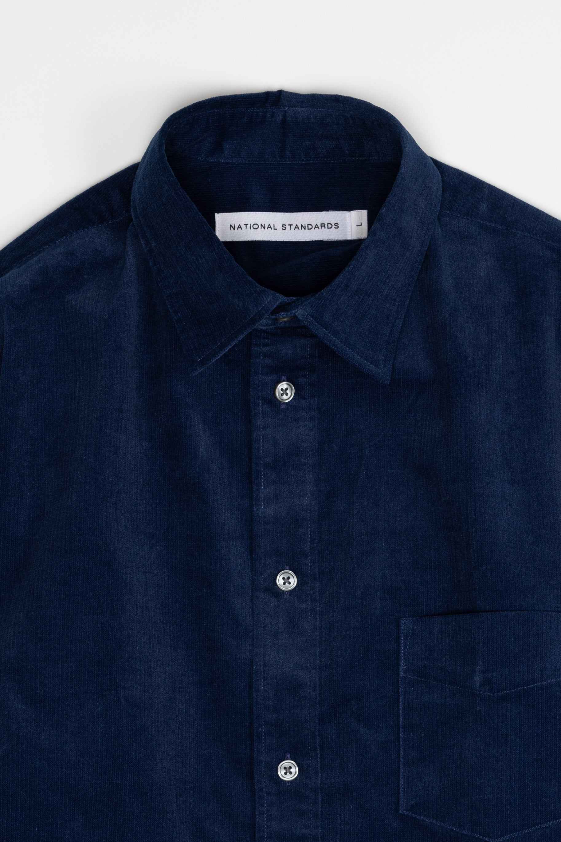 Japanese Cord Velvet in Blue 06