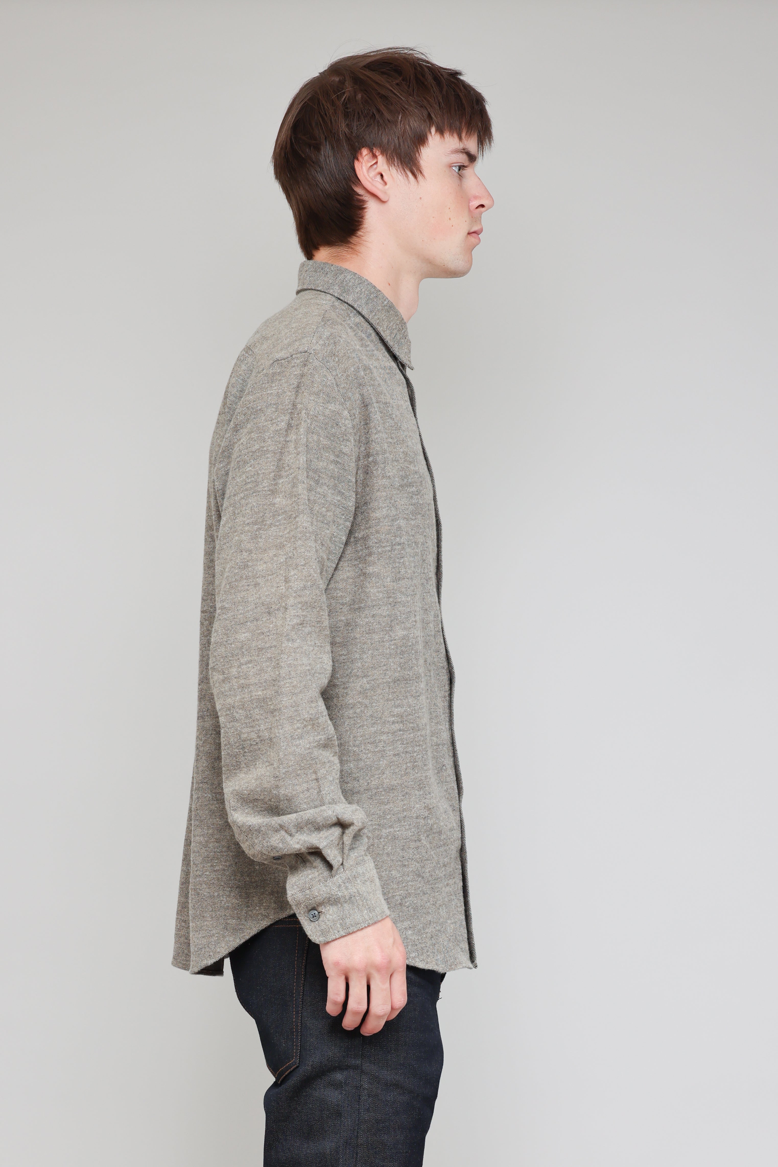 Japanese Military Twill in Melange Khaki 04