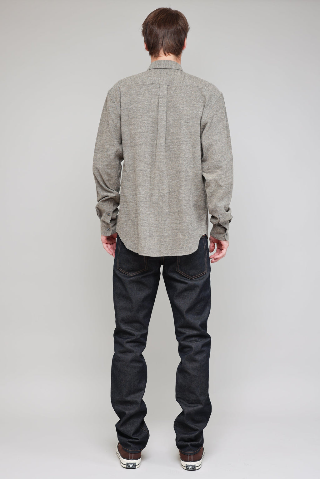Japanese Military Twill in Melange Khaki 03