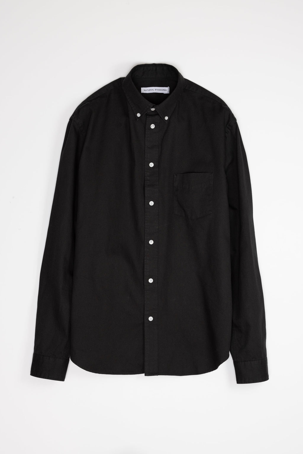 Japanese Washed Oxford in Black 01