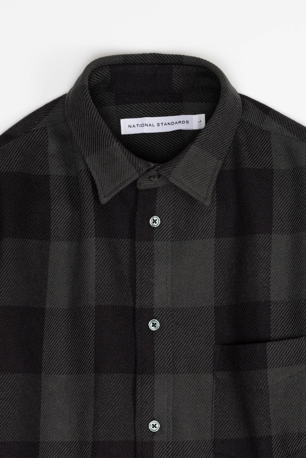Japanese Buffalo Twill in Grey and Black 06
