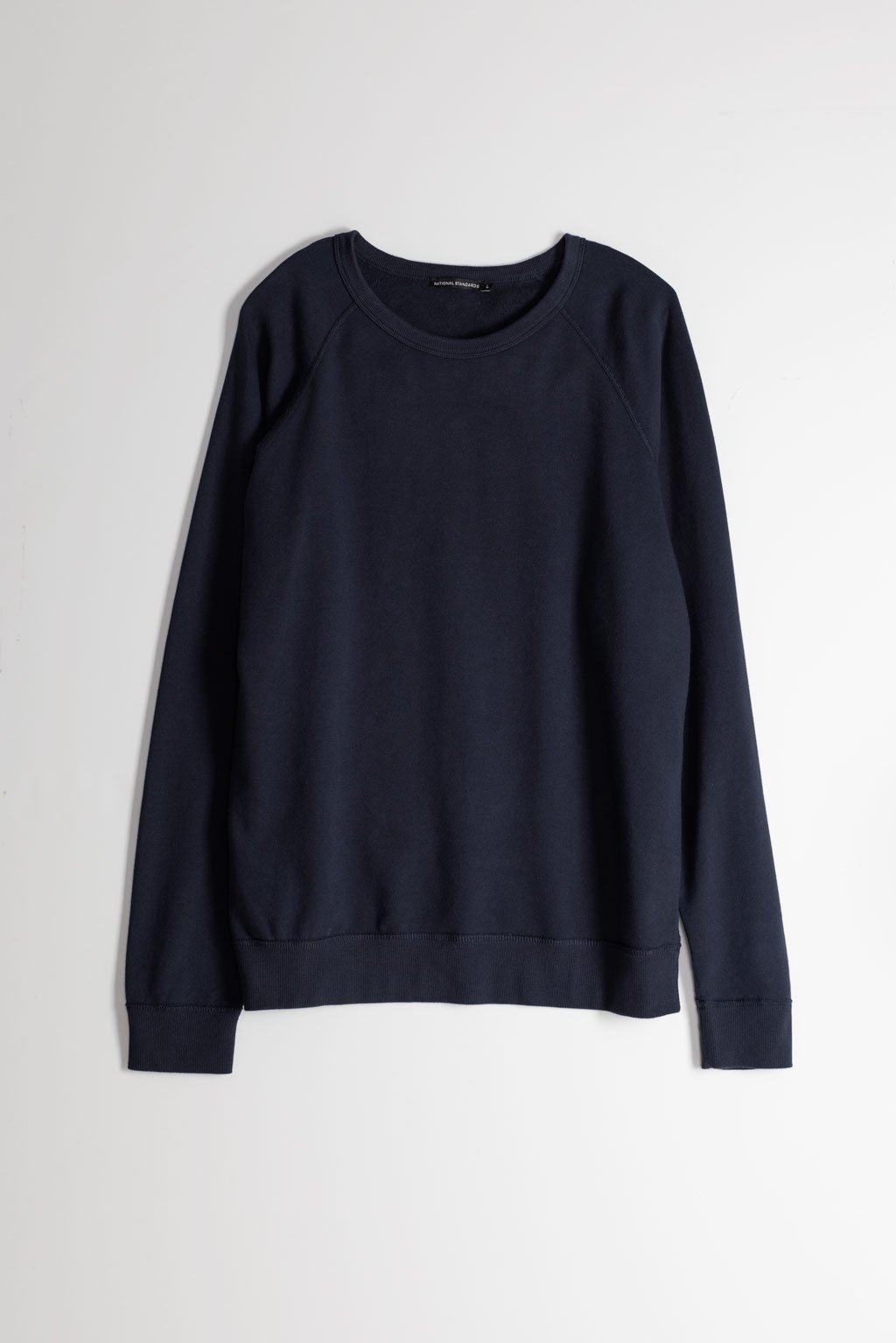 NS2117A-1 250g French Terry Long Sleeve Crew in Navy 01