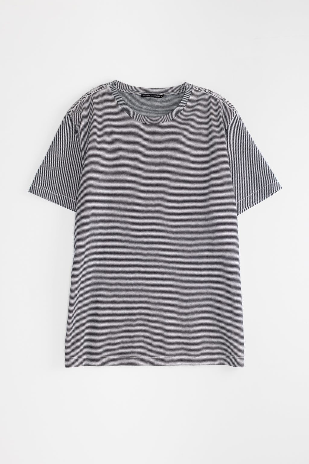 NS2171-1 Mini Stripe Crew Neck in Blue 01