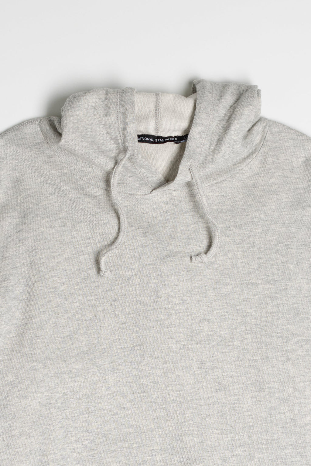 Mesh Thermal Pullover Hoodie in Melange Grey 05