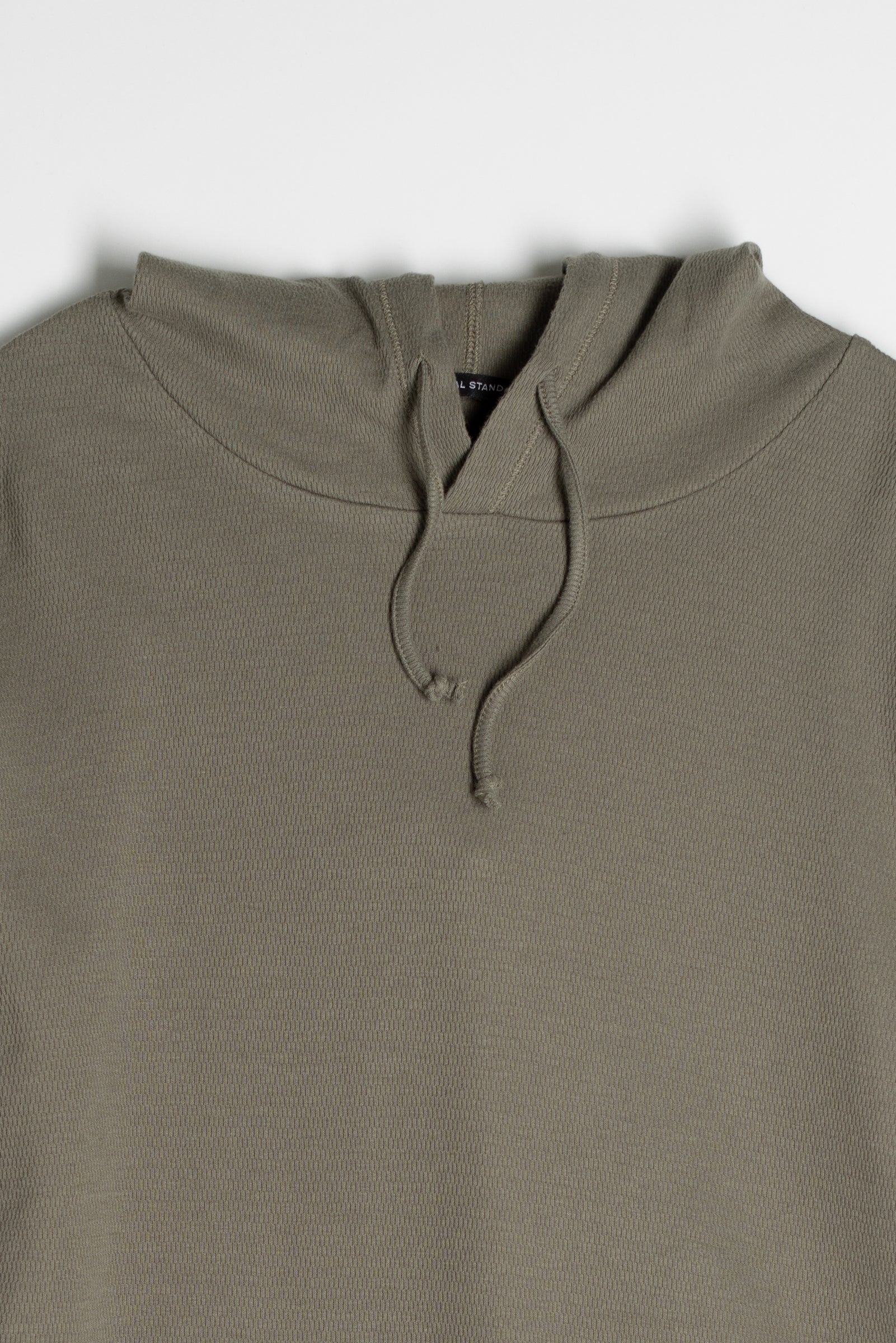 Mesh Thermal Pullover Hoodie in Army Green 05