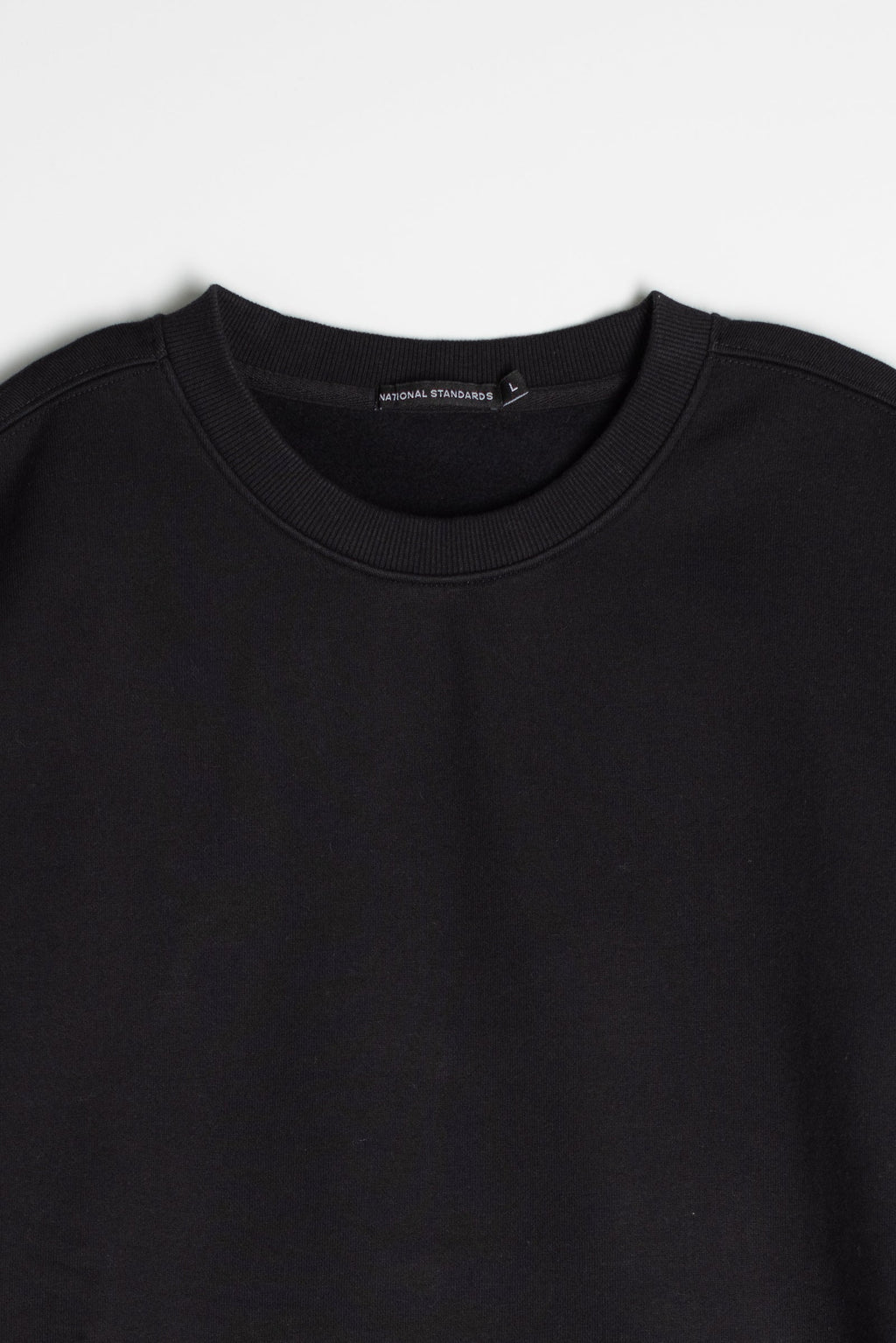 Cotton Fleece Sweatshirt in Black 05
