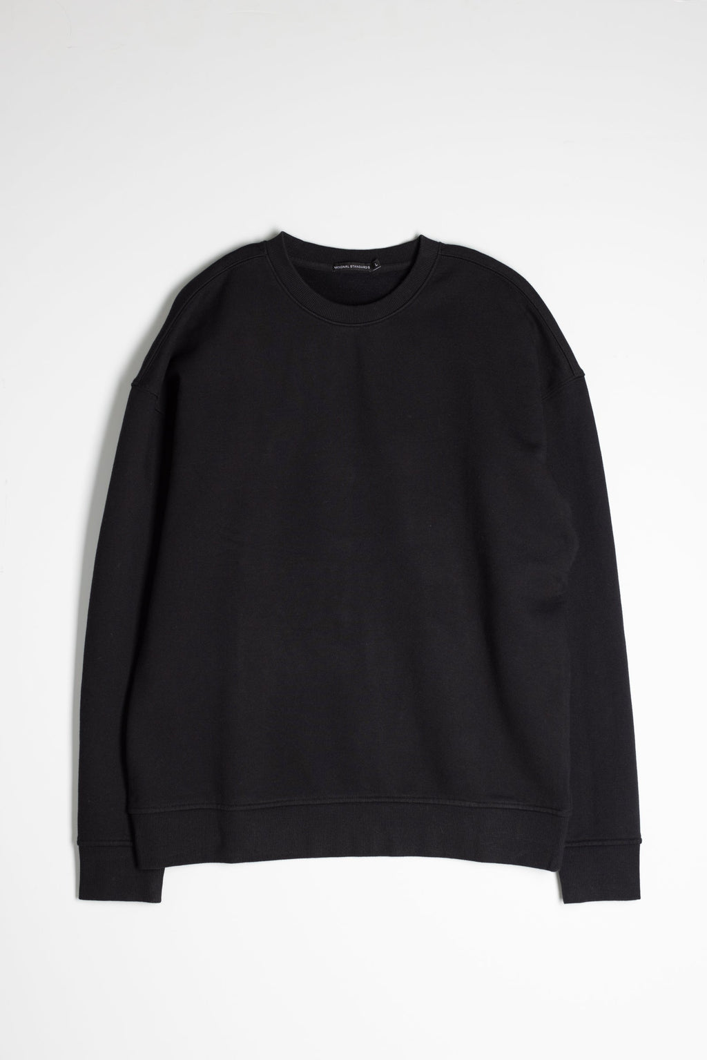 Cotton Fleece Sweatshirt in Black 01