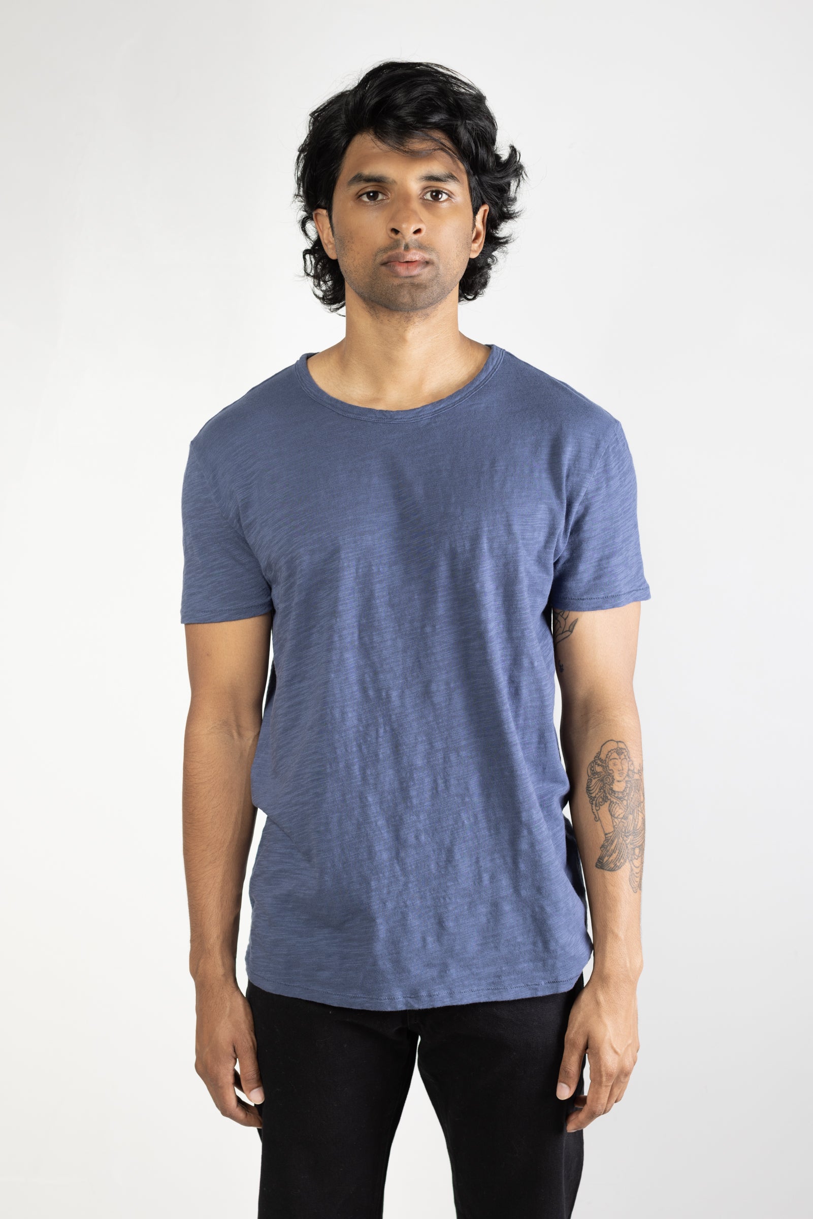 NS2138-5 Slub Jersey Crew in Blue 02