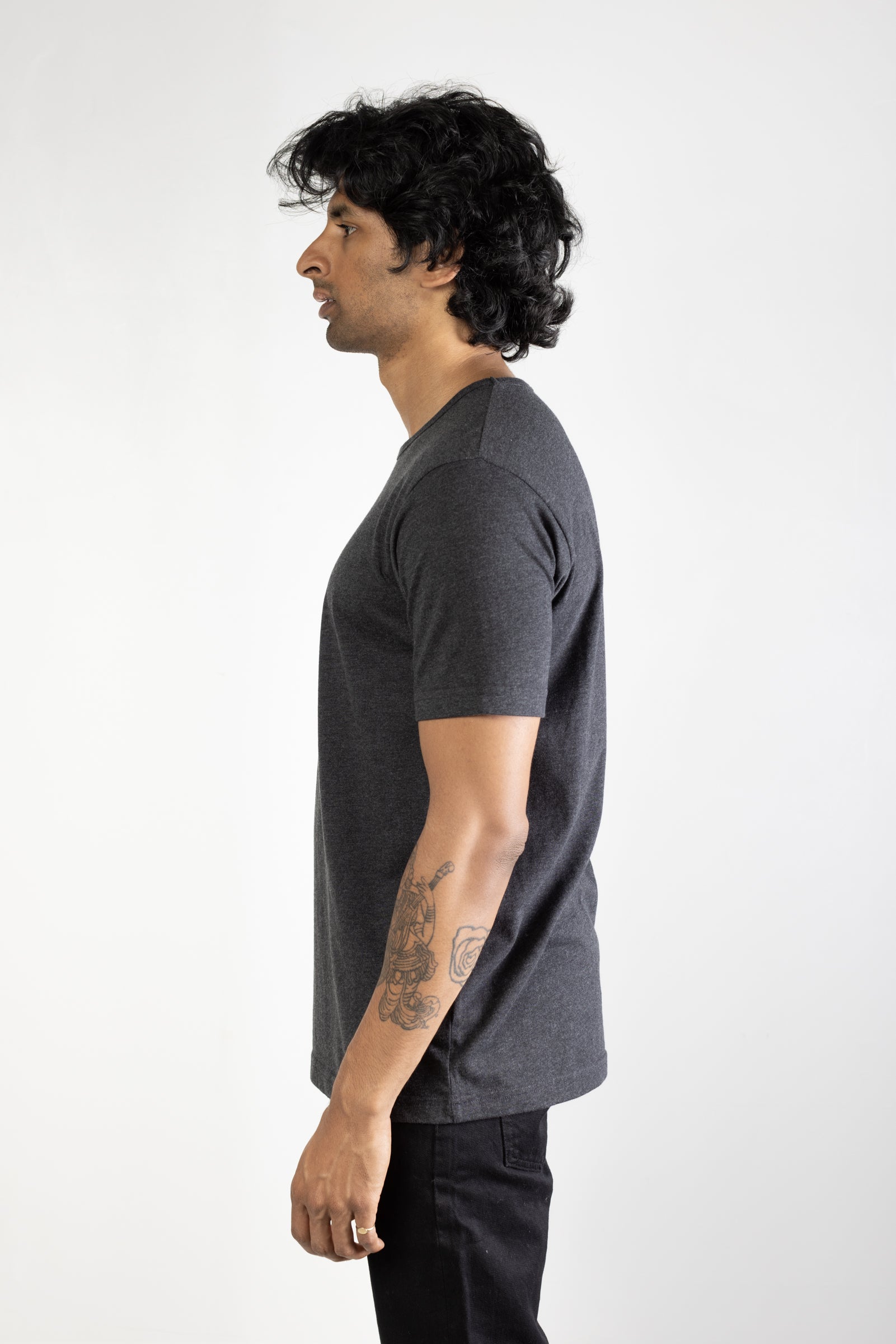 NS2159-1 Tri-blend crew in Charcoal Media 04