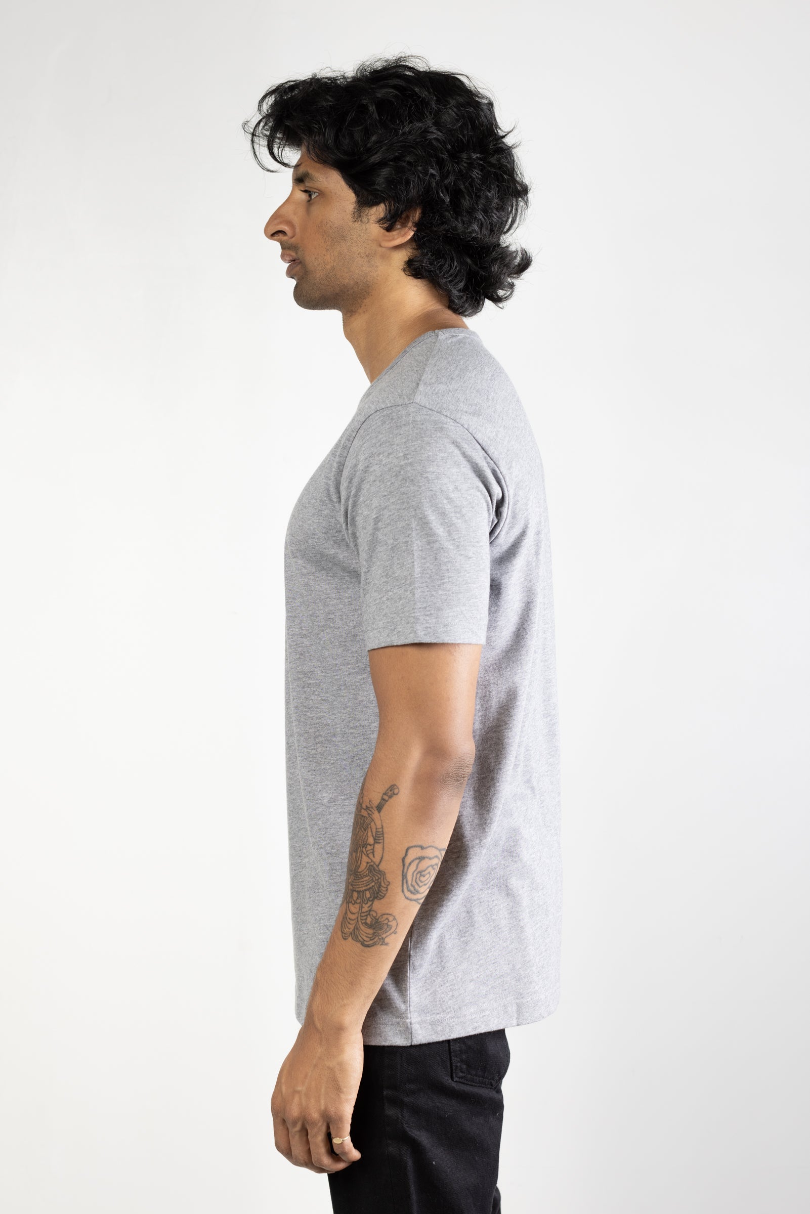 NS2159-2 Tri-blend crew in Grey 04